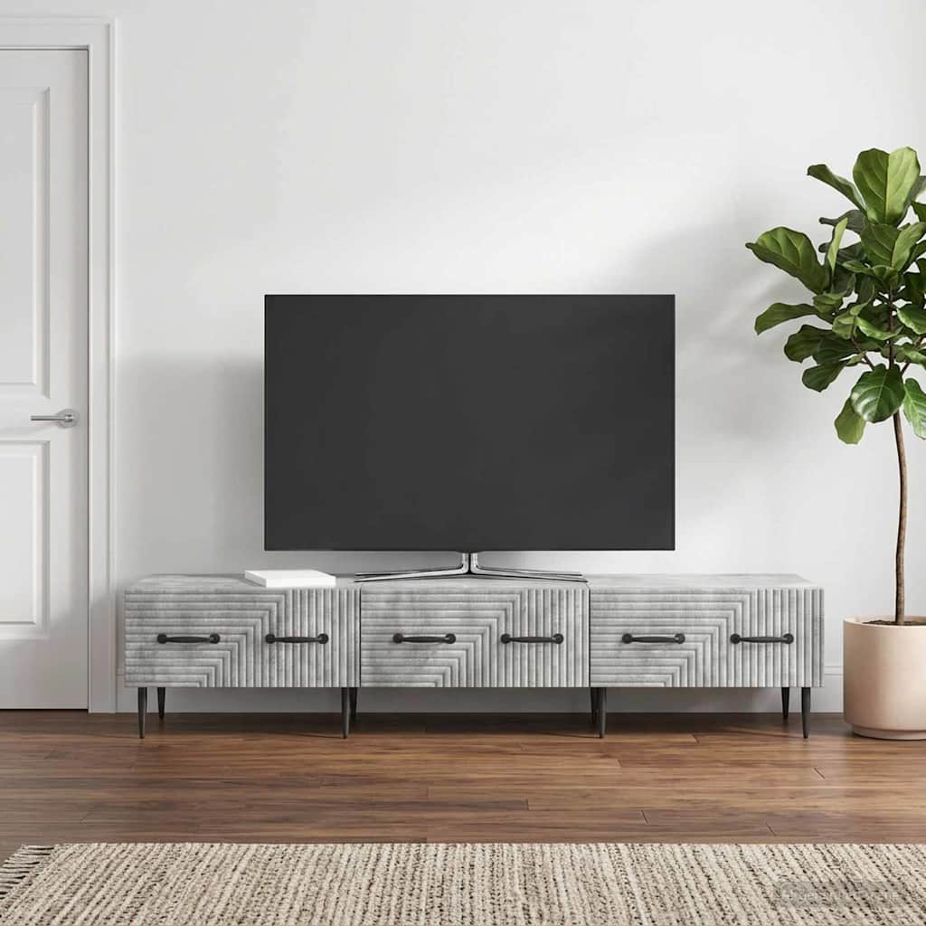 Telerikapp sahtliga Betoonhall 147 x 34,5 x 30 cm Tehispuit