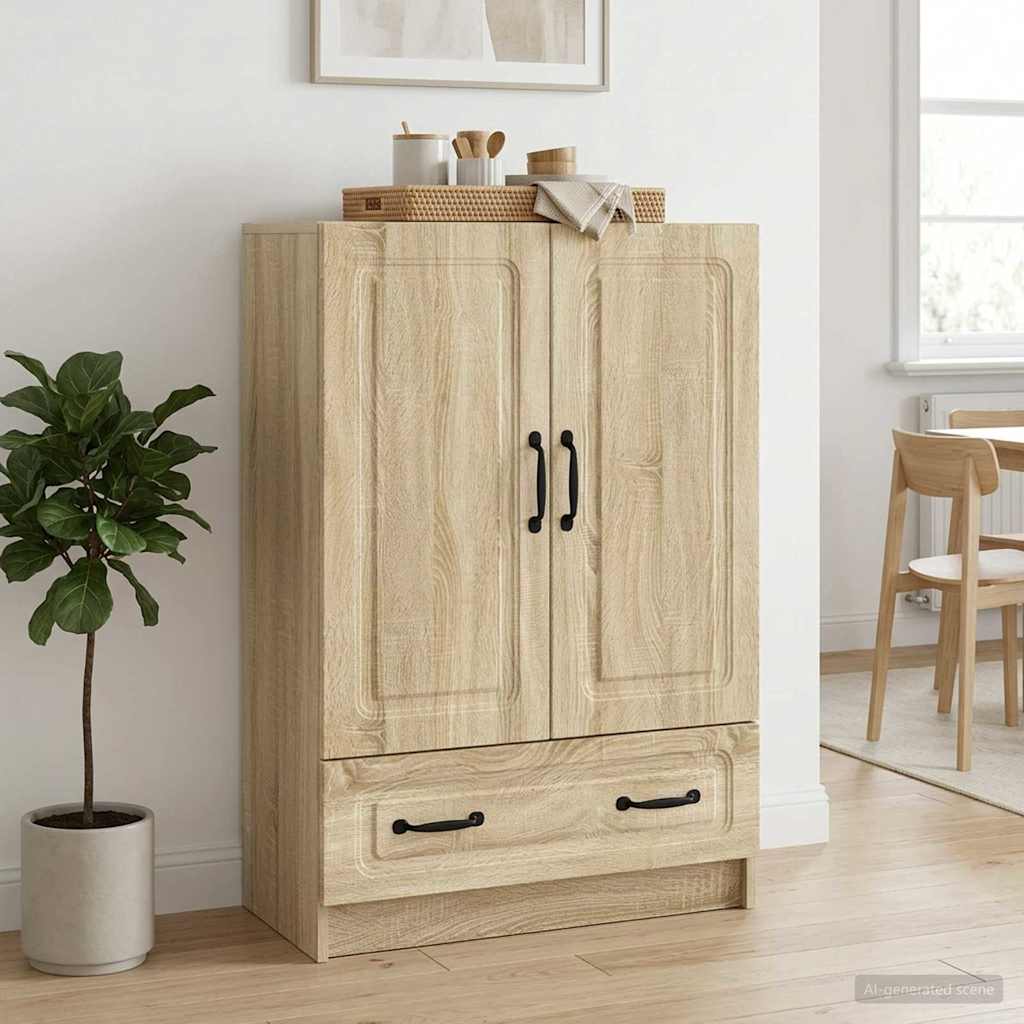Kõide sahtliga Sonoma tamm 66 x 34,5 x 92 cm Tehispuit