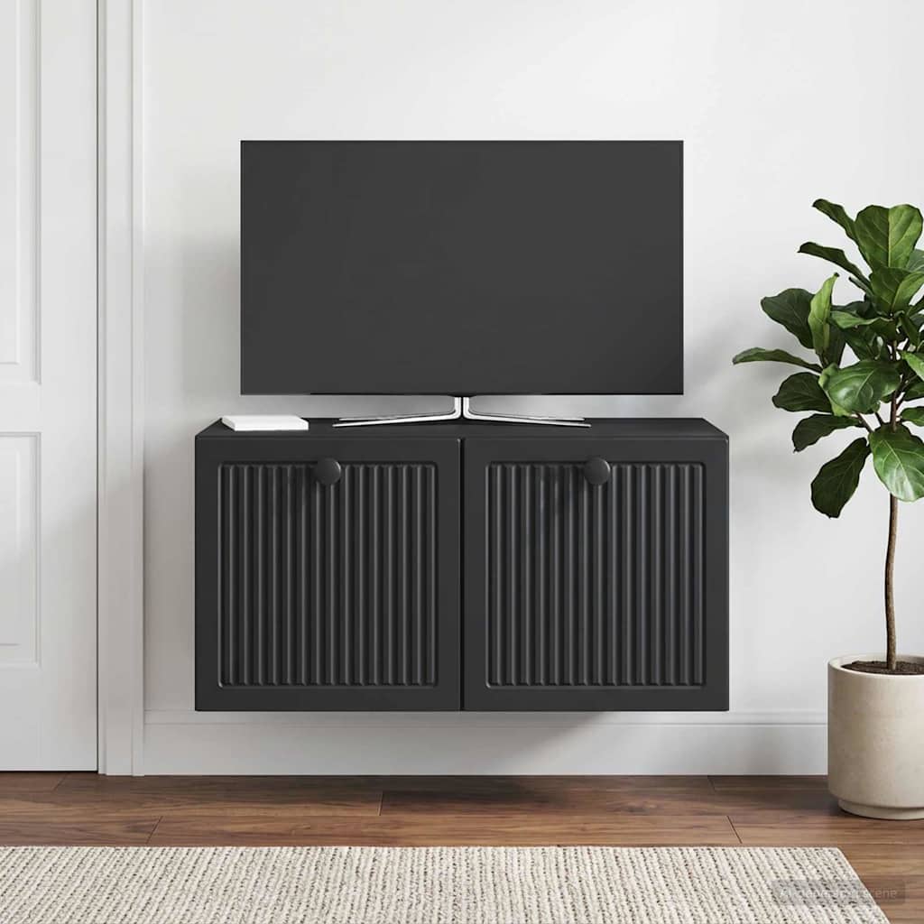 Rippuv TV kapp Must 59,5 x 31 x 30 cm Tehispuit