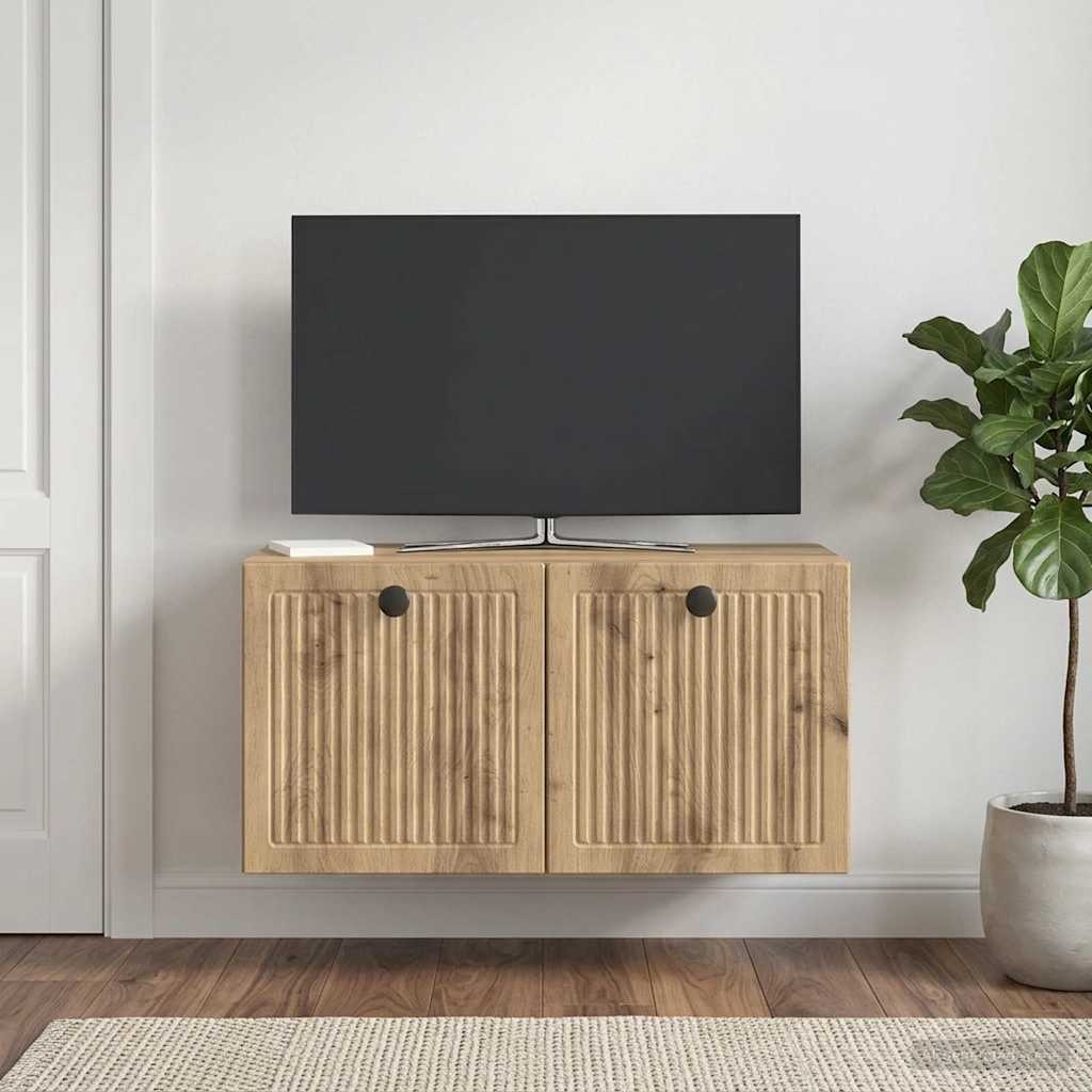 Rippuv TV kapp 59,5 x 31 x 30 cm Artisan tamm Tehispuit