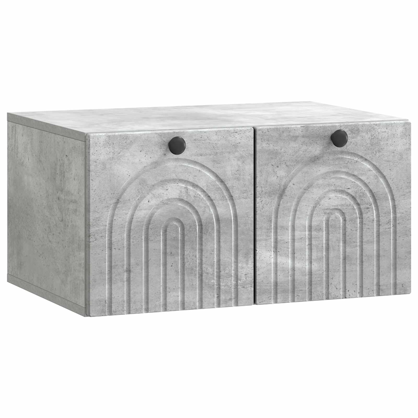 Rippuv TV kapp Betoonhall 59,5 x 41 x 30 cm Tehispuit