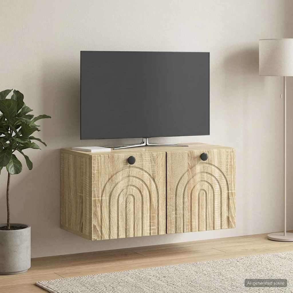 Rippuv TV kapp Sonoma tamm 59,5 x 31 x 30 cm Tehispuit
