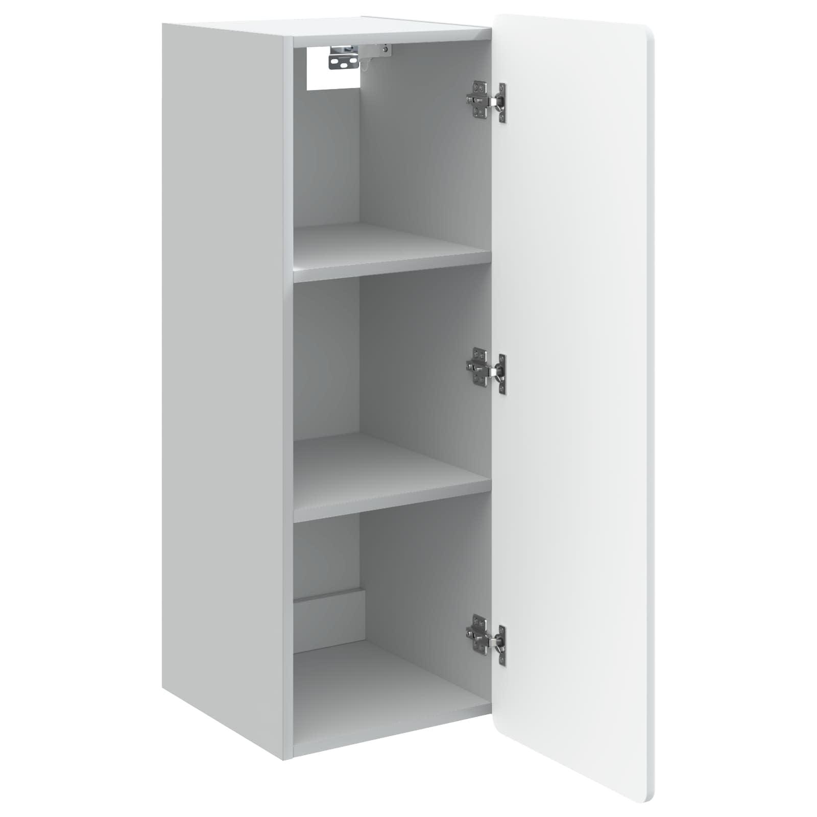 Seinale kinnitatav kapp 33 x 34,5 x 93,5 cm Tehispuit Valge