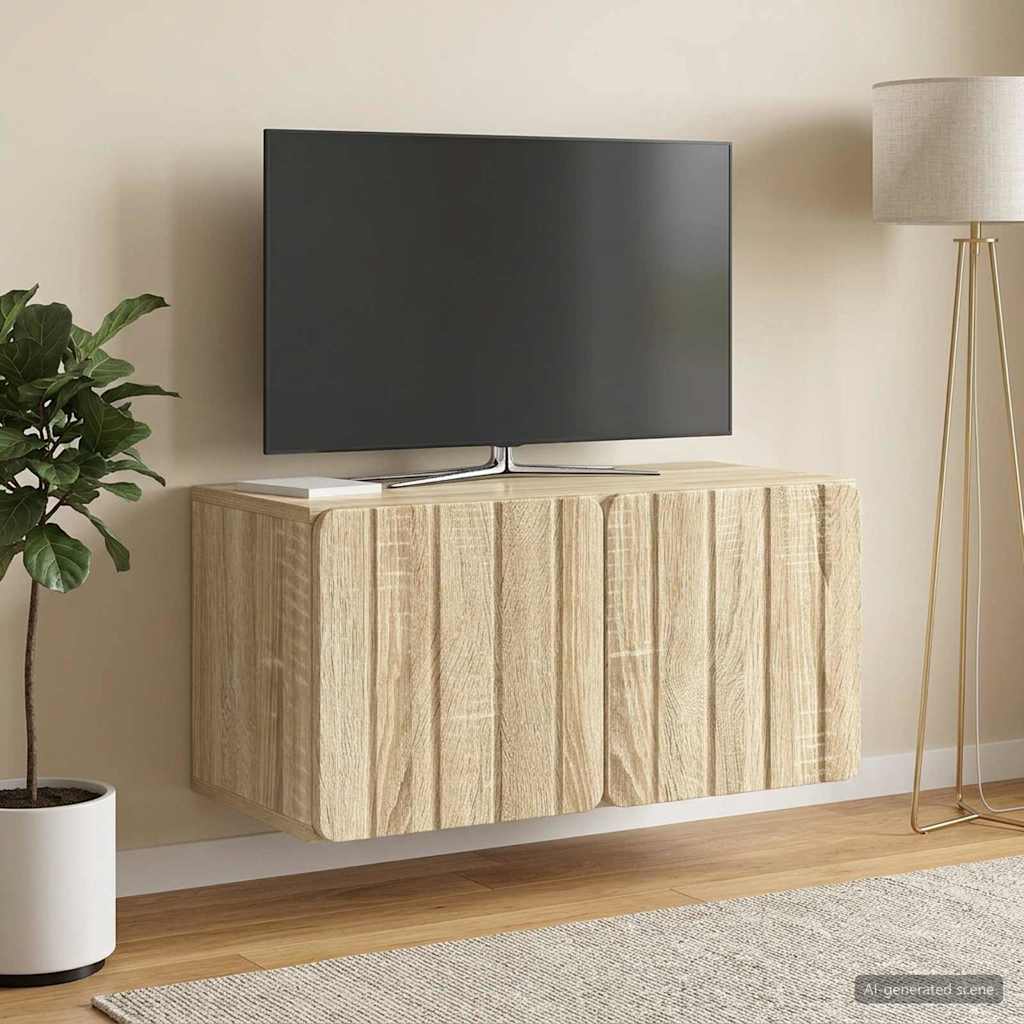 Rippuv TV kapp 59,5 x 31 x 30 cm Sonoma tamm Tehispuit