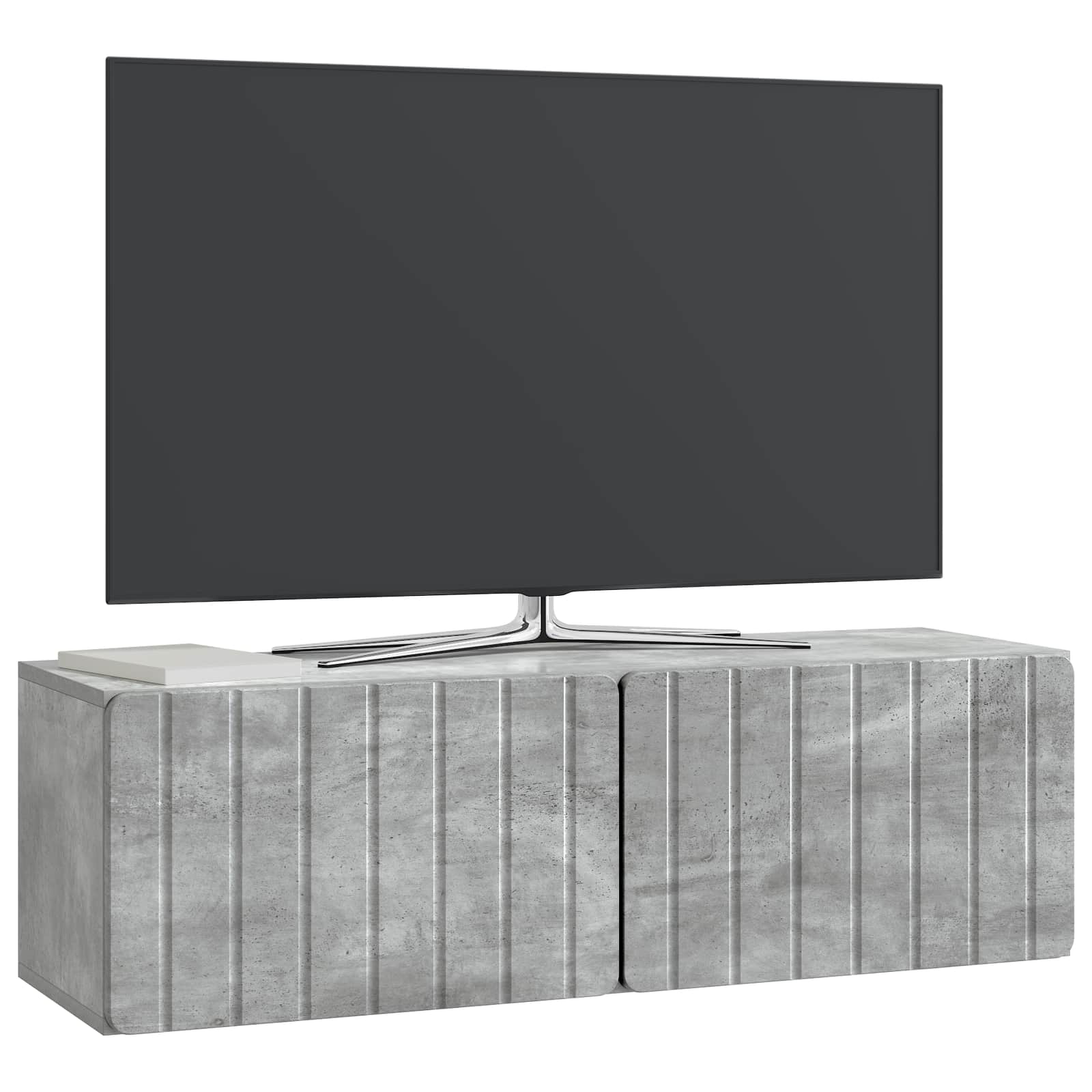 Rippuv TV kapp 98 x 31 x 30 cm Betoonhall Tehispuit