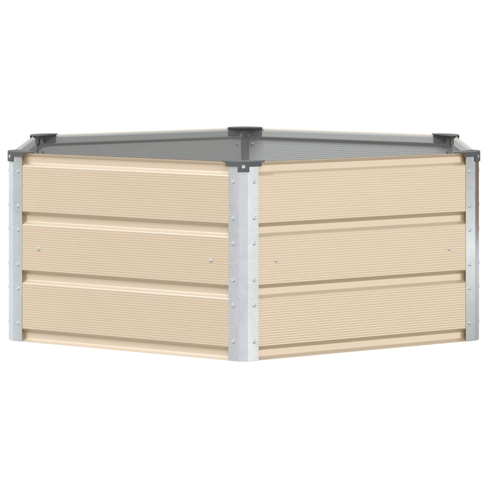 Taimekast Ebarealne 129 x 129 x 45 cm Teras