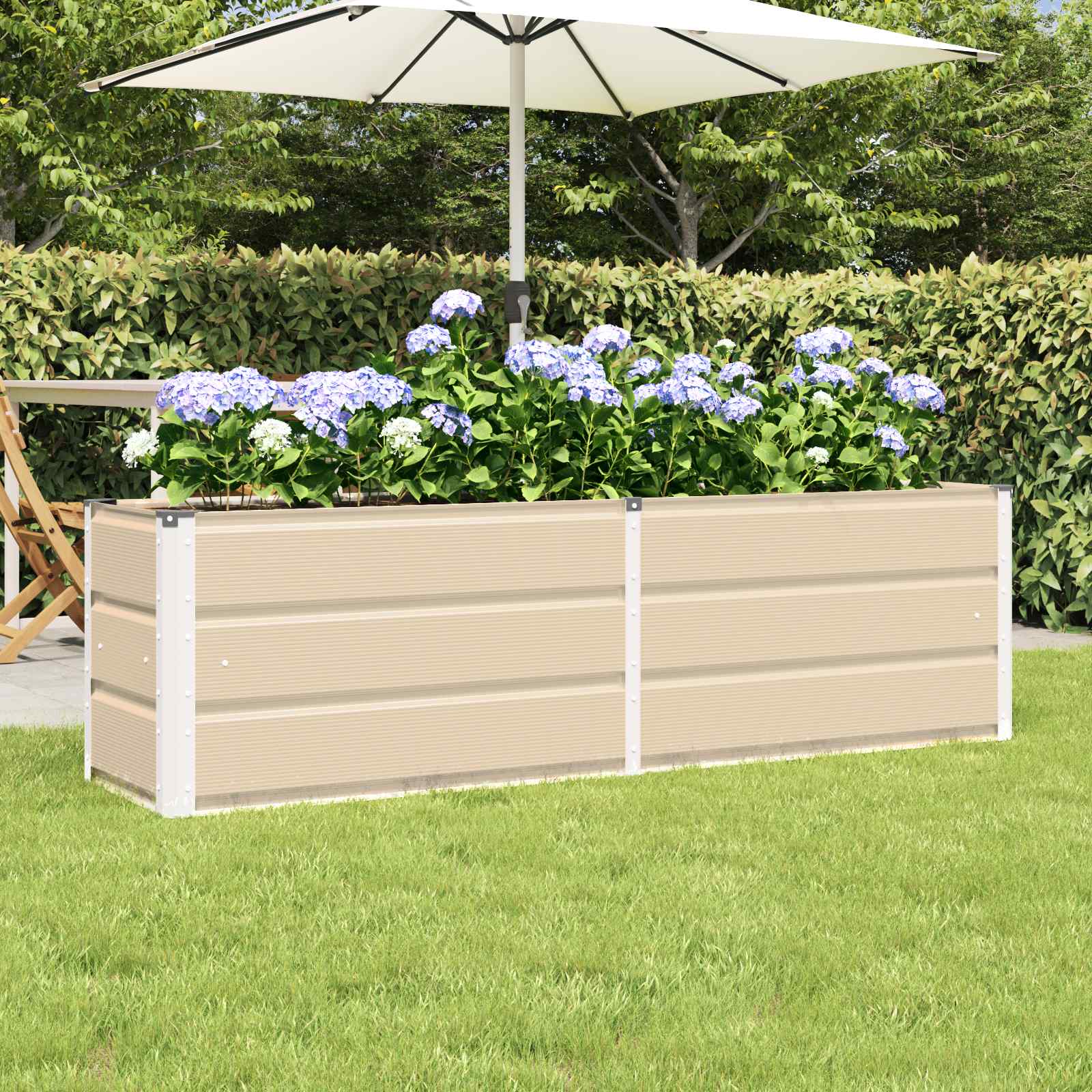 Taimekast Ebarealne 160 x 40 x 45 cm Teras