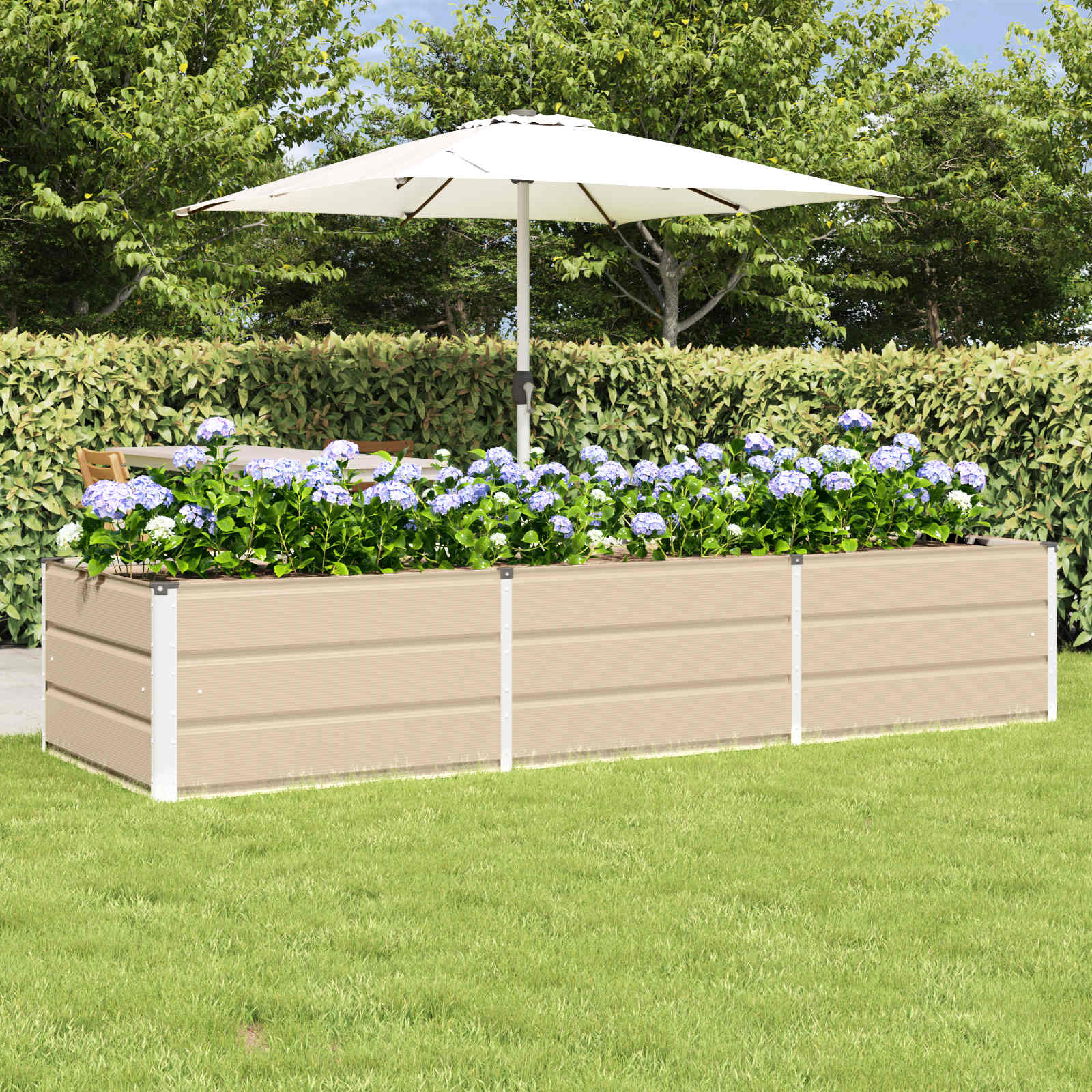 Taimekast Ebarealne 240 x 80 x 45 cm Teras