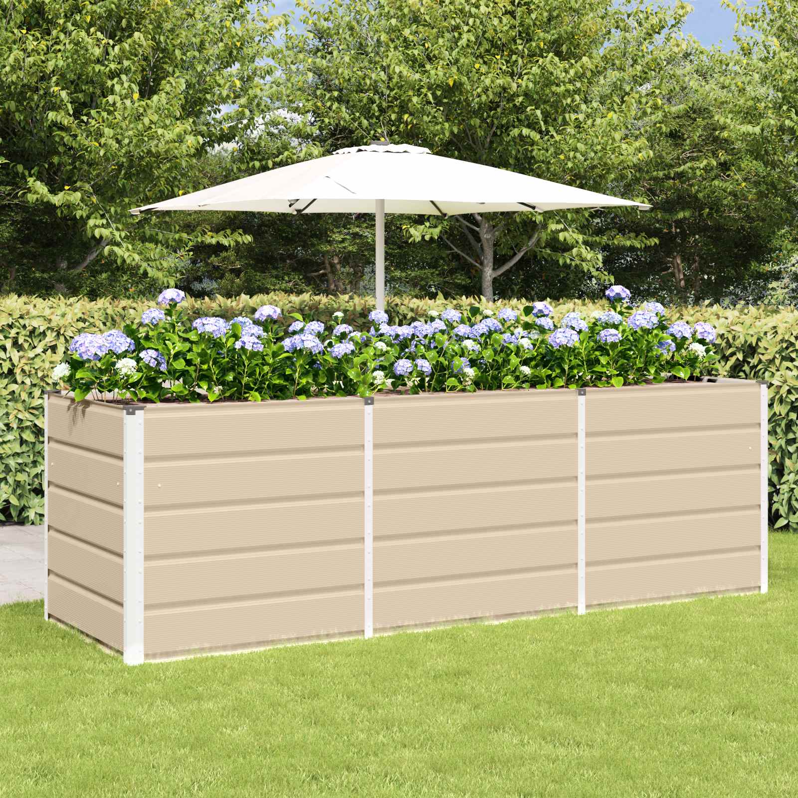 Taimekast Ebarealne 240 x 80 x 75 cm Teras