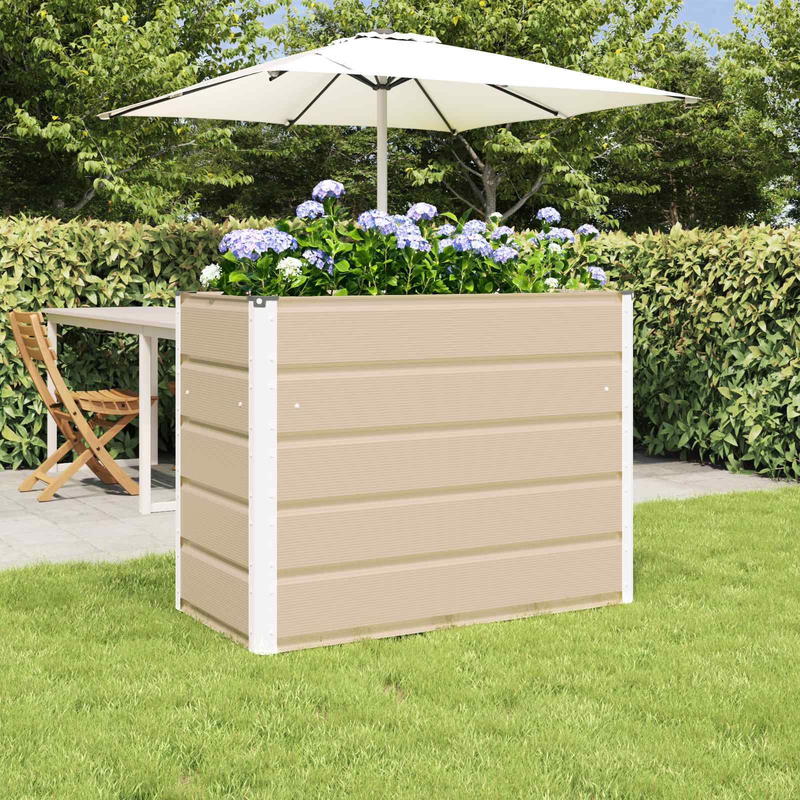 Taimekast Ebarealne 100 x 50 x 75 cm Tsinkteras
