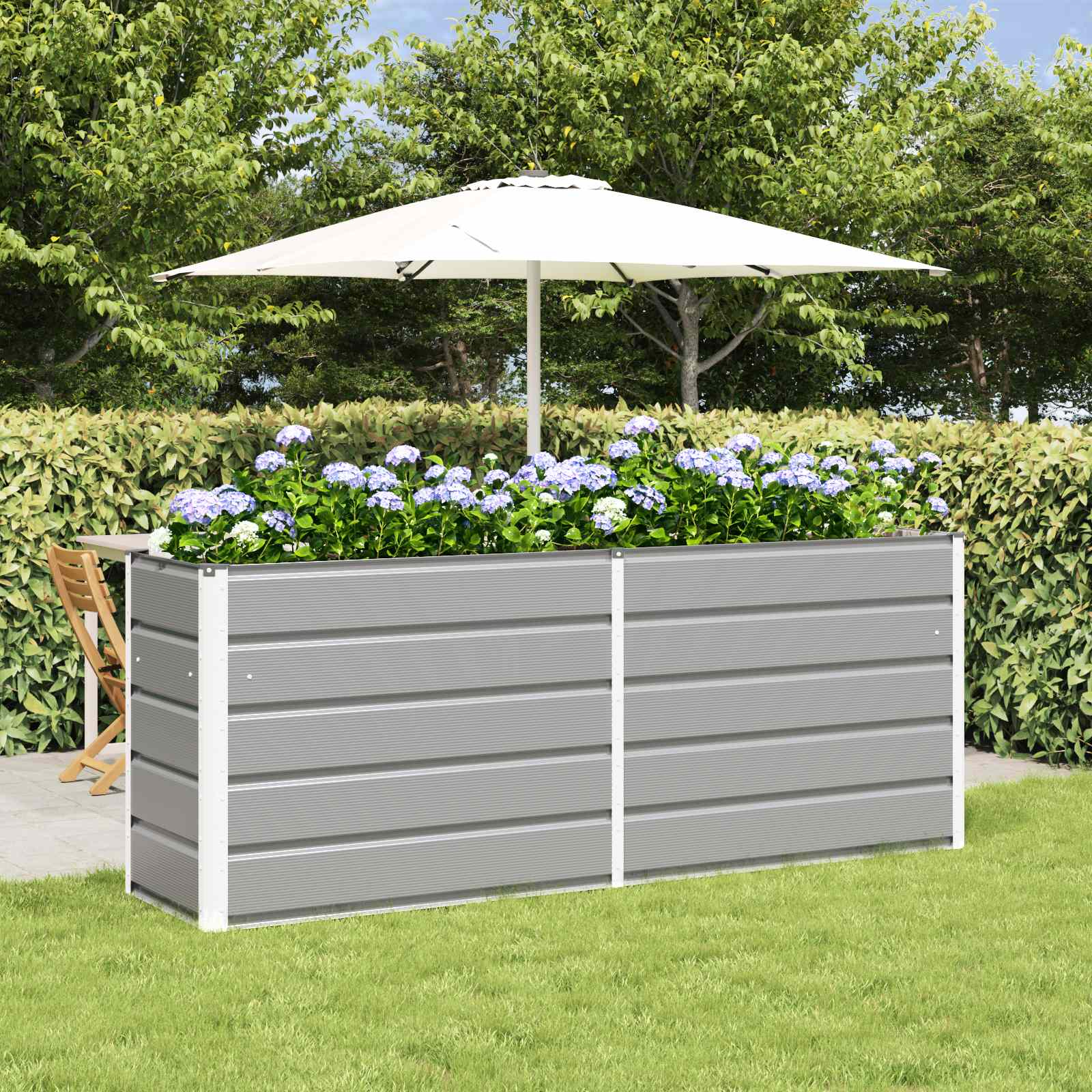Taimekast Helehall 195 x 50 x 75 cm Tsinkteras