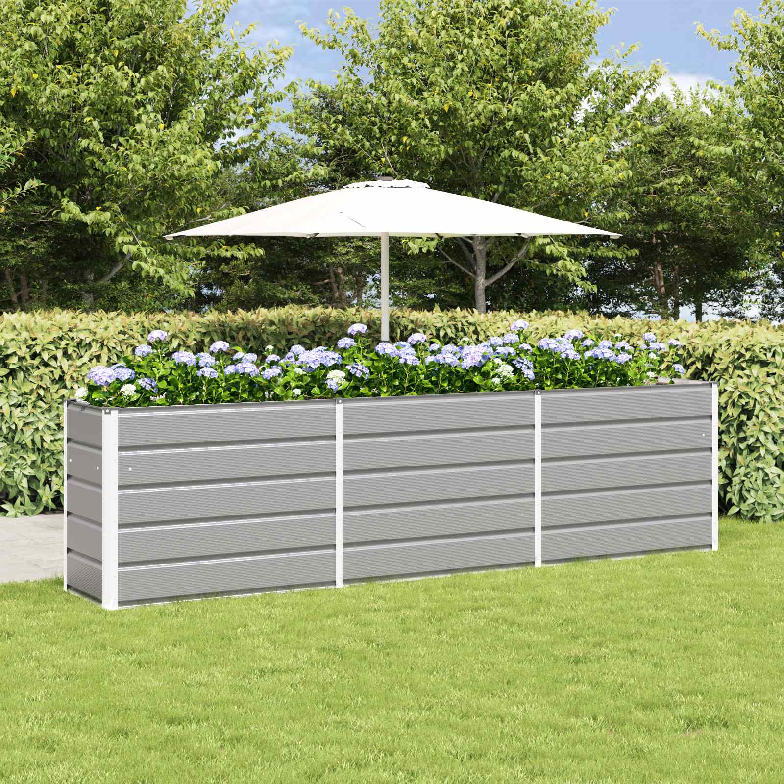 Taimekast Helehall 290 x 50 x 75 cm Tsinkteras