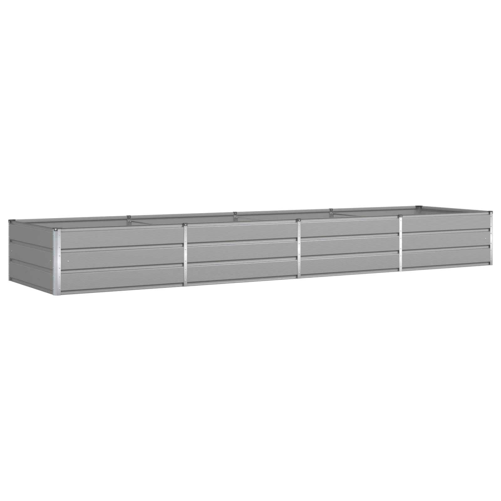 Taimekast Helehall 385 x 100 x 45 cm Tsingitud teras