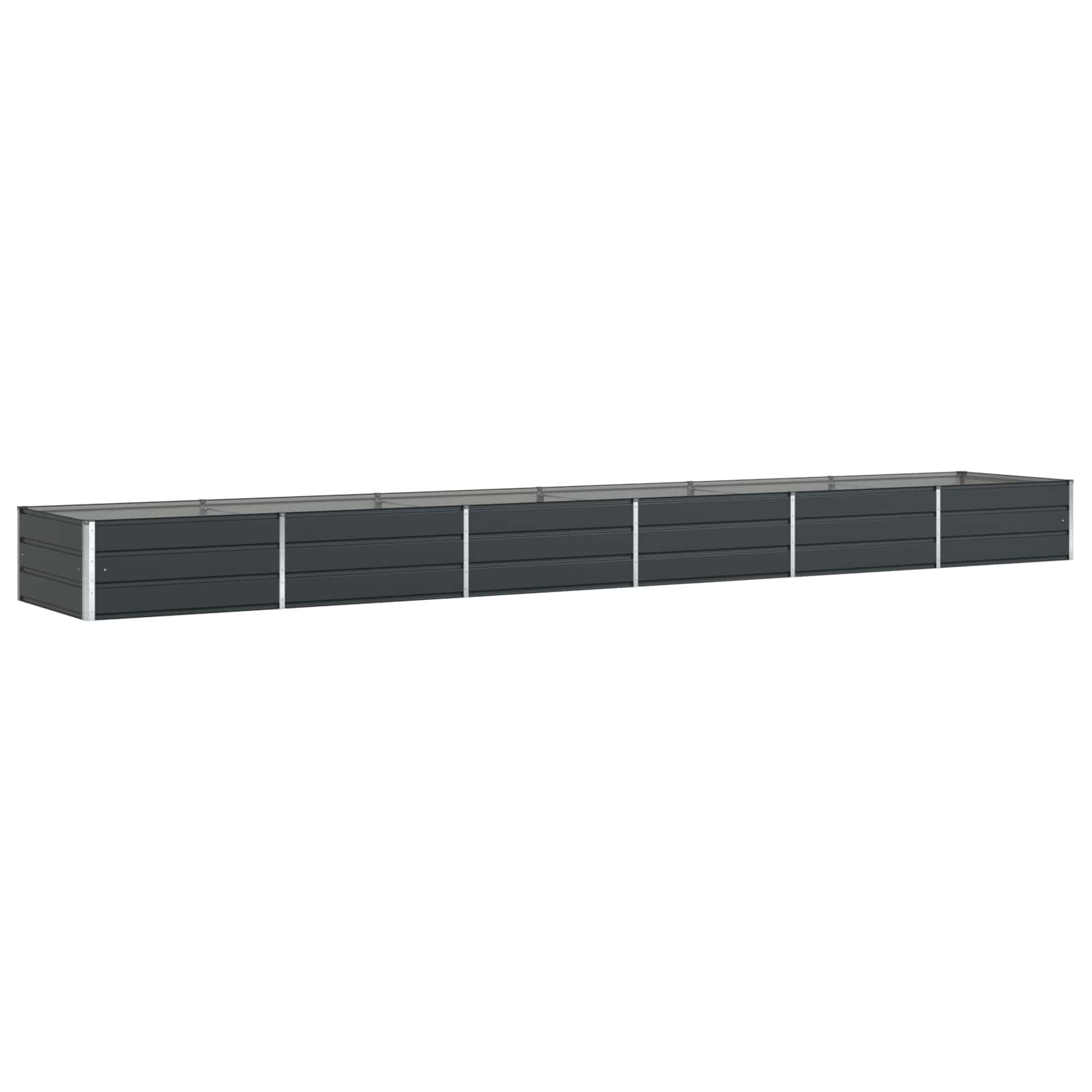 Taimekast Antratsiit 580 x 100 x 45 cm Tsingitud teras