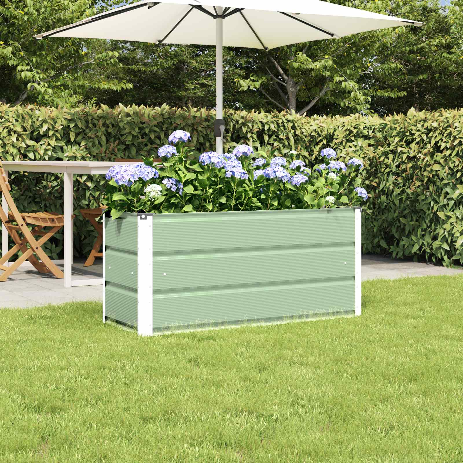 Taimekast Roheline 100 x 40 x 45 cm Teras
