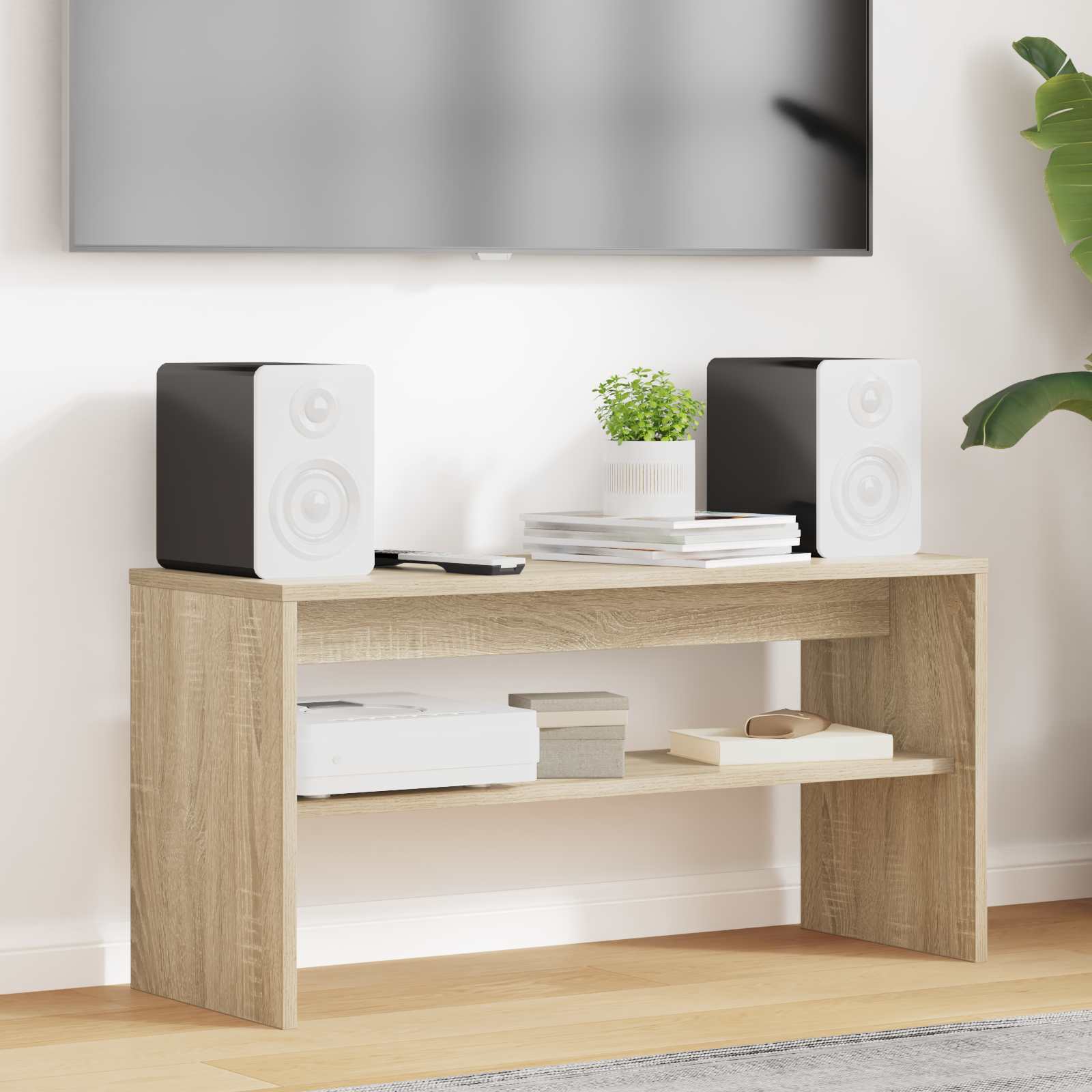 Telerikapp 80 x 30 x 40 cm Sonoma tamm Tehispuit