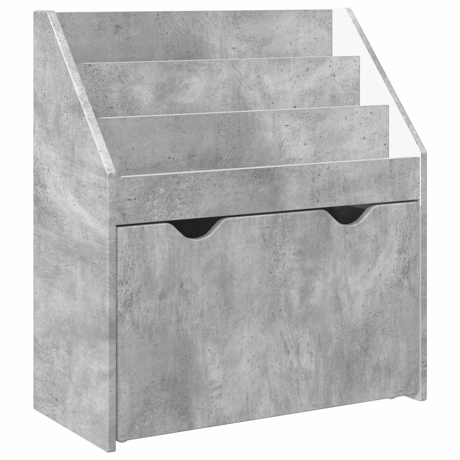 Laste Raamatuhind Betoonhall 60 x 29,5 x 69 cm Tehispuit