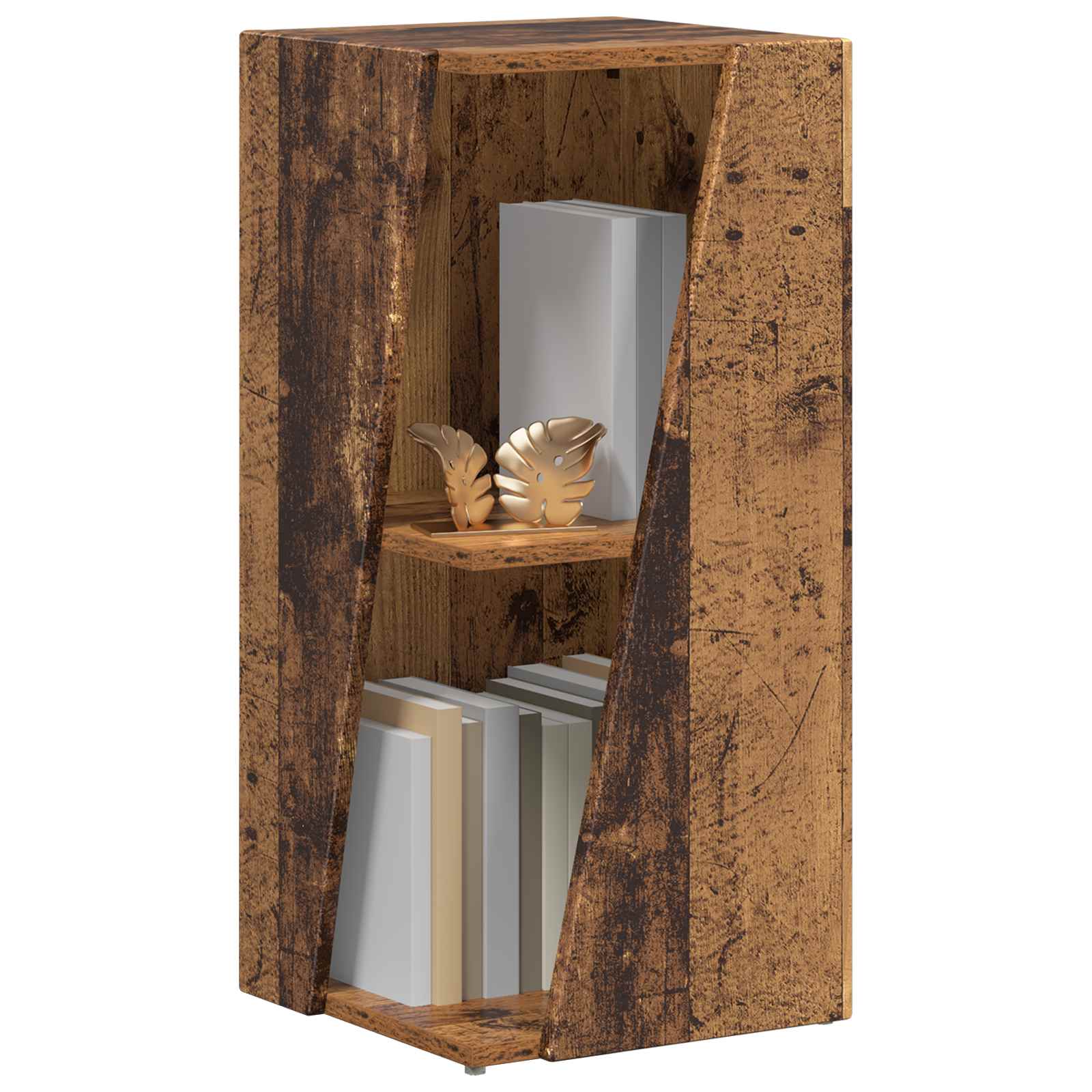 Küljerega shelf 33 x 32 x 70,5 cm Tehispuit Vana puit