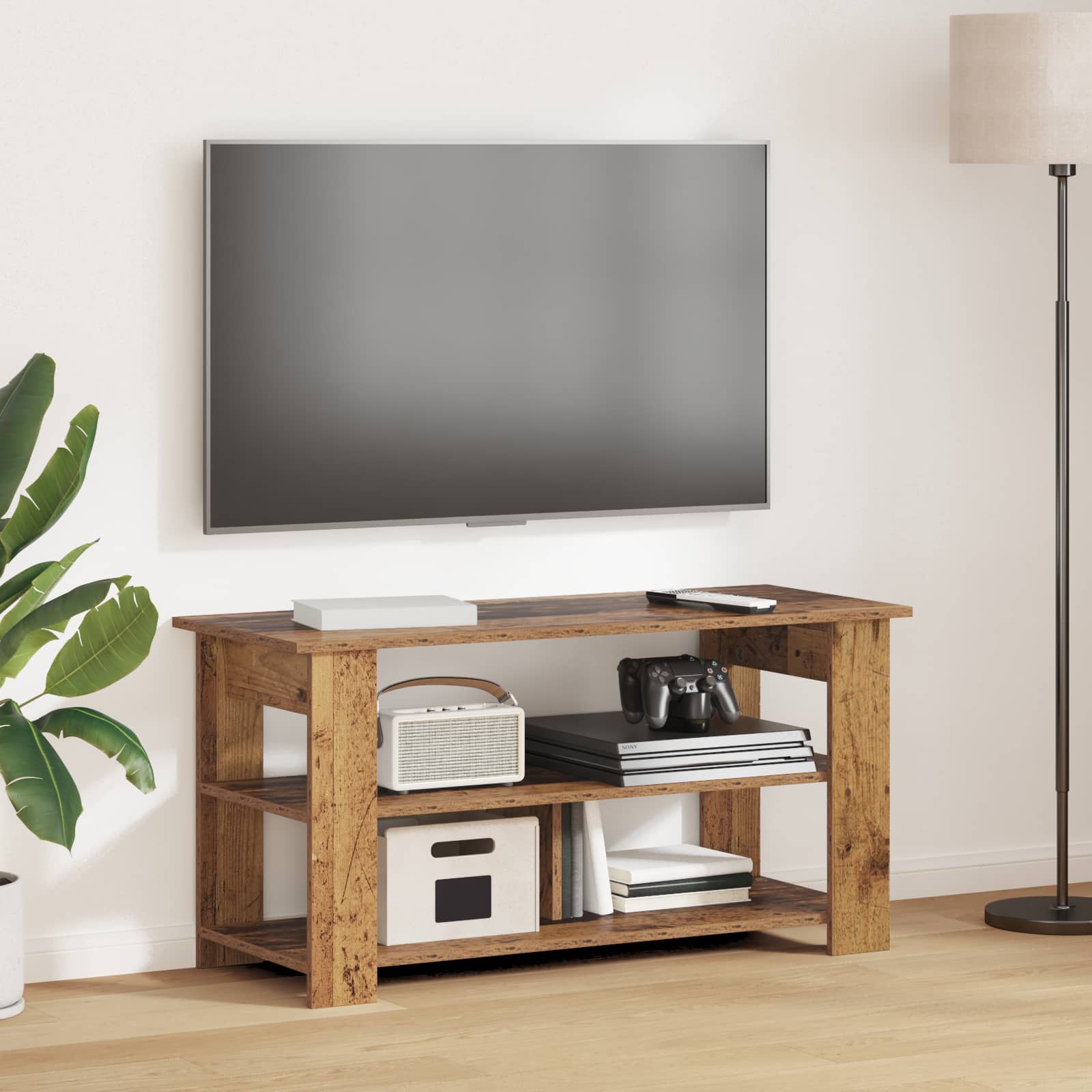 Teleri alus Vana puit 100 x 40 x 50 cm