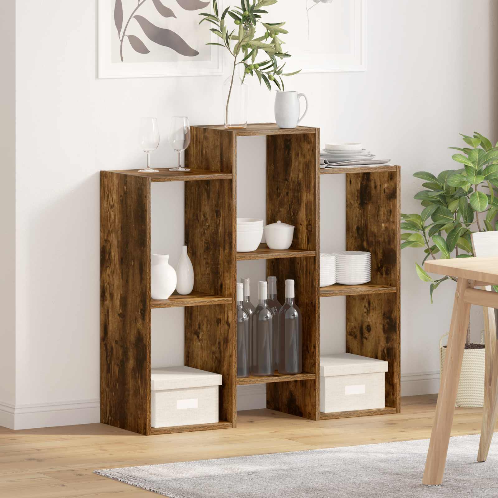 Kõide Suitsetatud tamm 90 x 30 x 90 cm