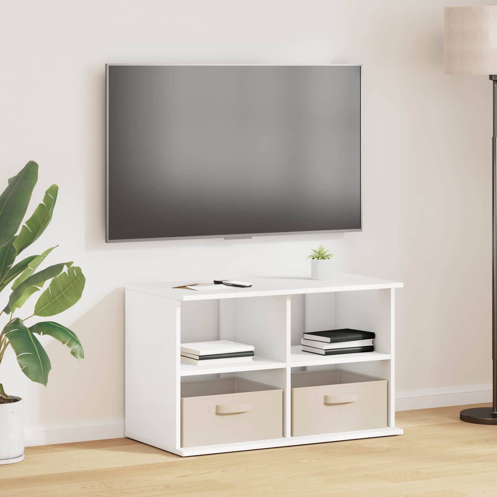 Teleri alus sahtliga Valge 79 x 40 x 48 cm