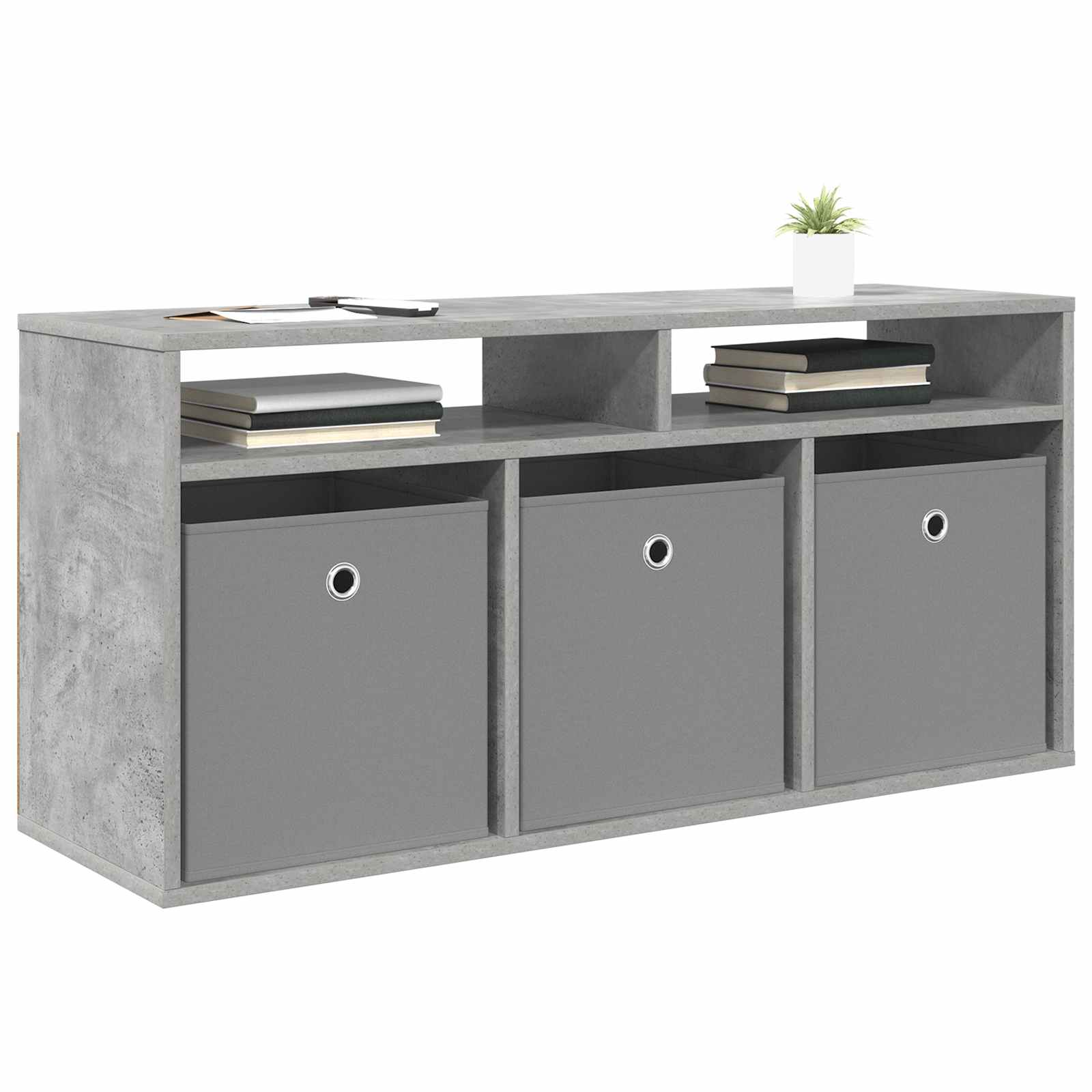 Madal laud sahtliga Betoonhall 102 x 32 x 48,5 cm