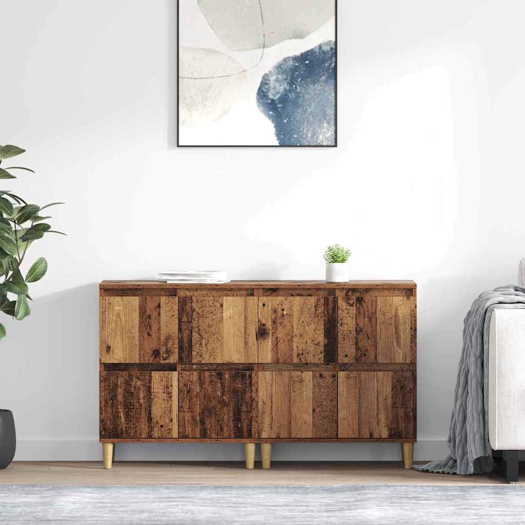 Kappide külgedel 2 tk Vana puit 60 x 35 x 70 cm Tehispuit