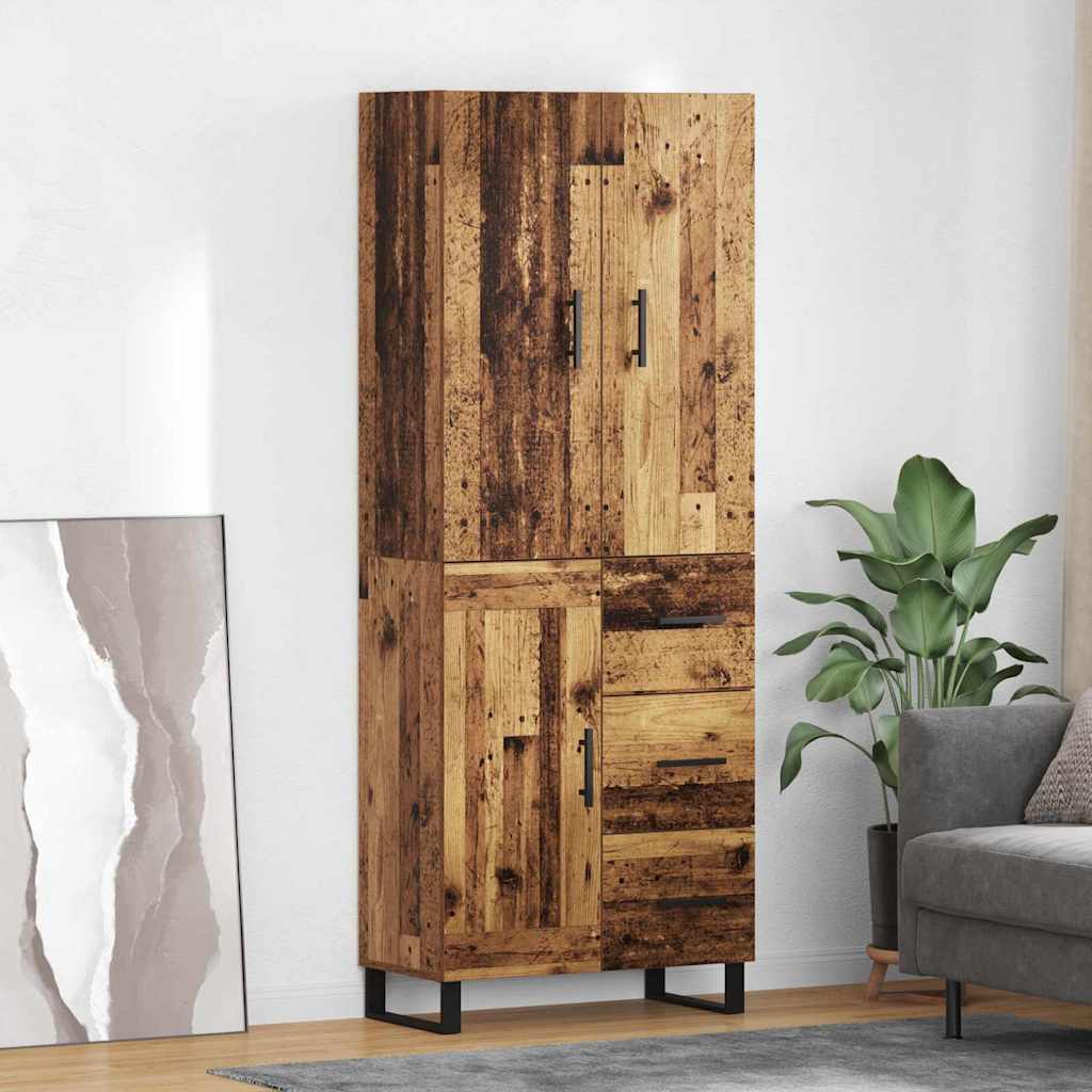 Kõrgushein 2 tk Vana puit 69,5 x 34 x 180 cm