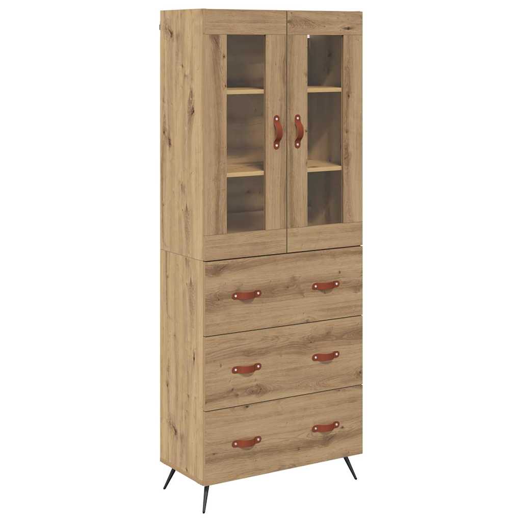 Kõrge kapp riiuliga 2 tk Käsitööpuu 69,5 x 34 x 180 cm
