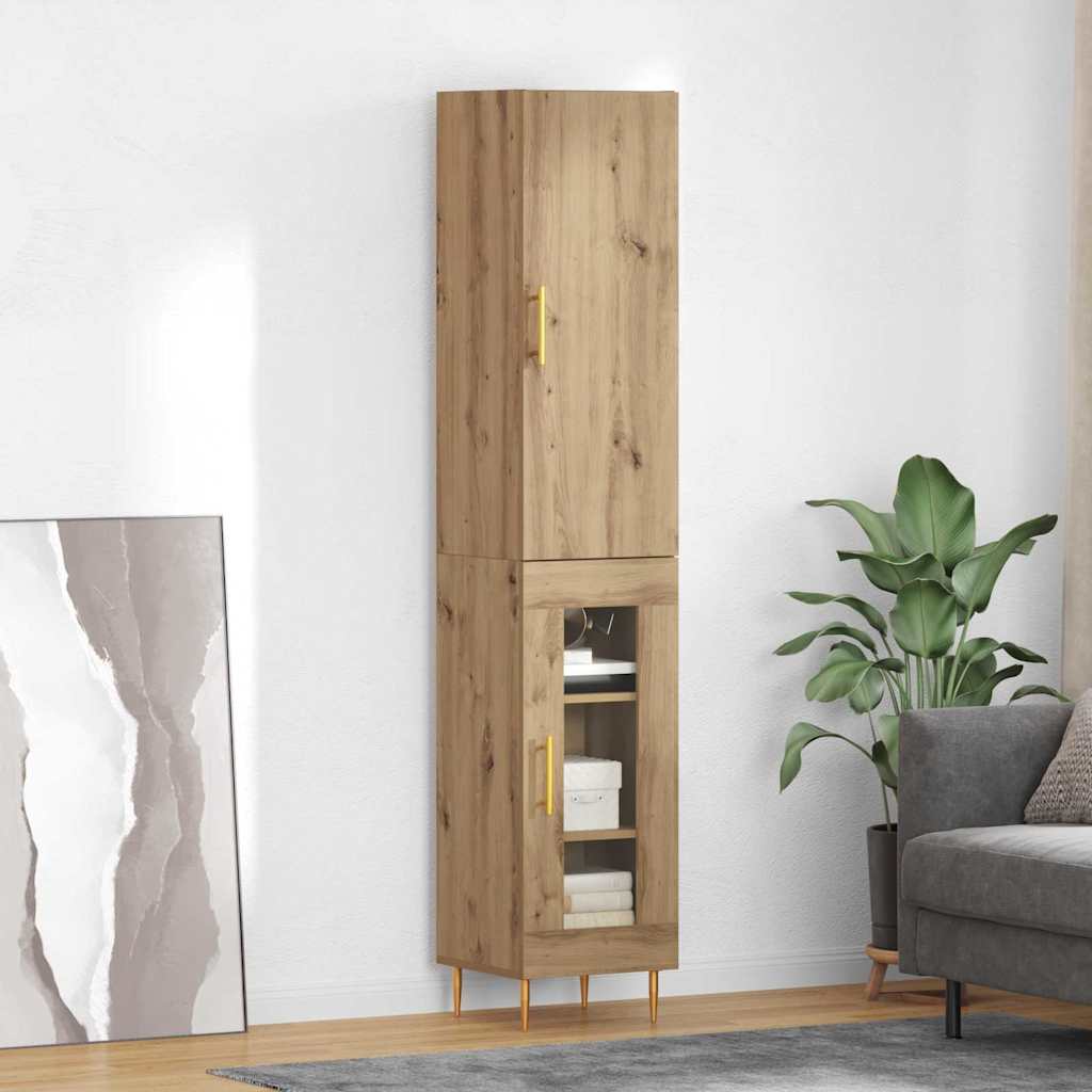 Kõrgushein 2 tk Käsitööpuu 34,5 x 34 x 180 cm Tehispuit
