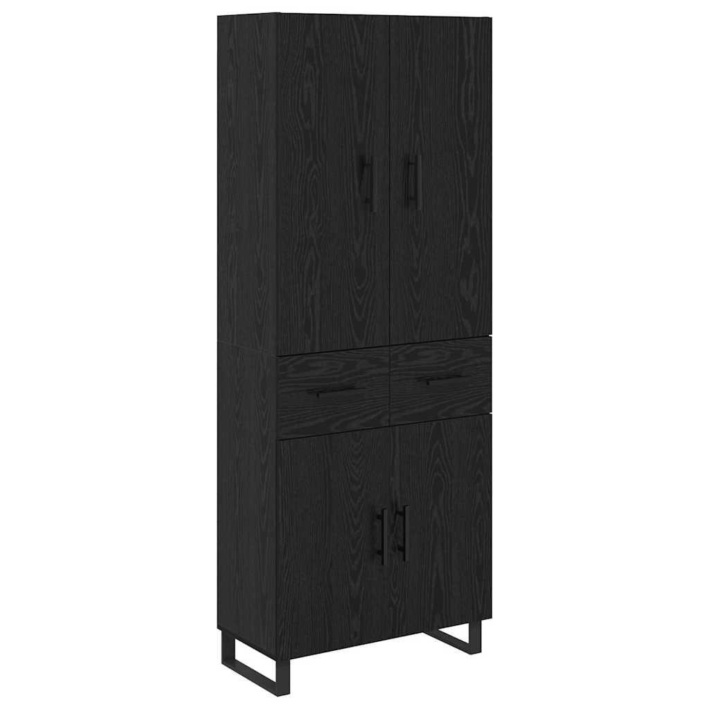 Kõrgushein 2 tk Must tamm 69,5 x 34 x 180 cm