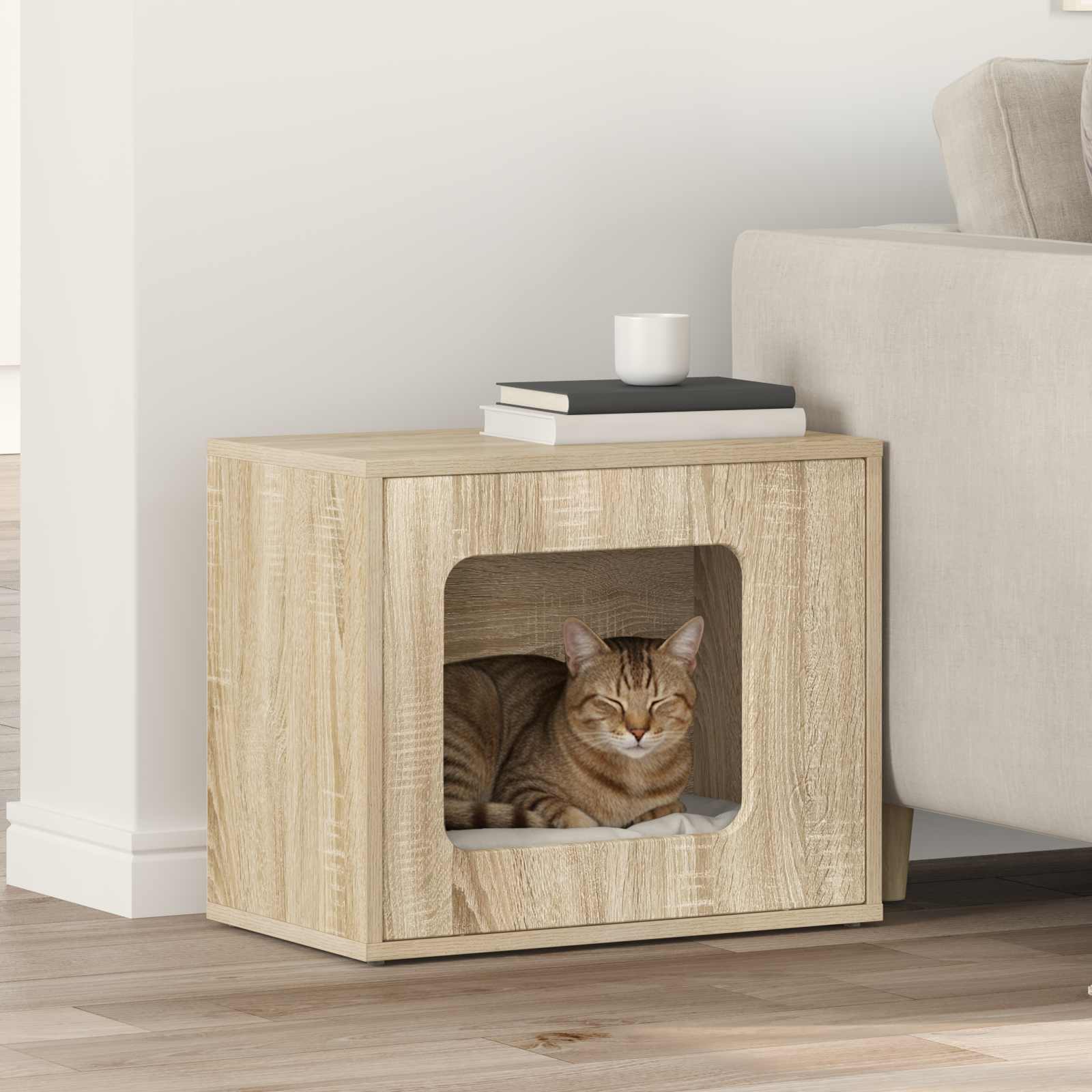 Kassi Maja Sonoma tamm 51 x 30 x 42,5 cm Tehispuit