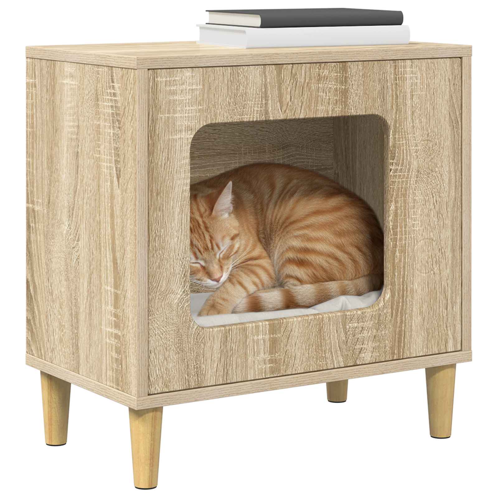 Kassi Maja Sonoma tamm 51 x 30 x 52 cm Tehispuit