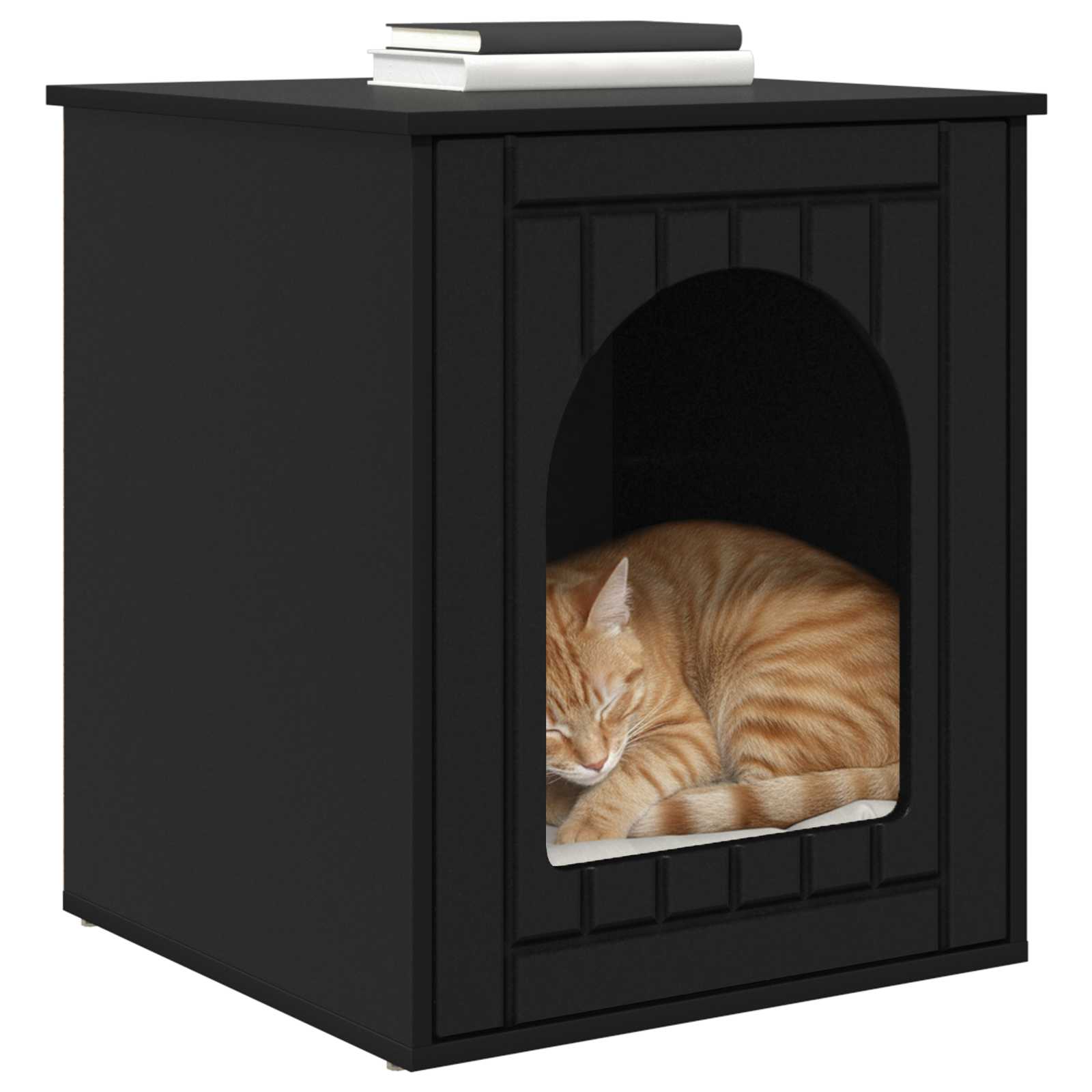 Kassi Maja Must 53 x 52 x 62 cm Tehispuit