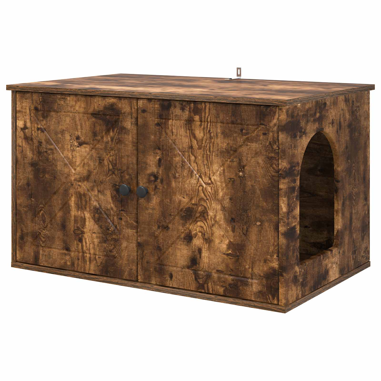 Kassi Maja Suitsutatud tamm 85 x 55 x 50,5 cm Tehispuit