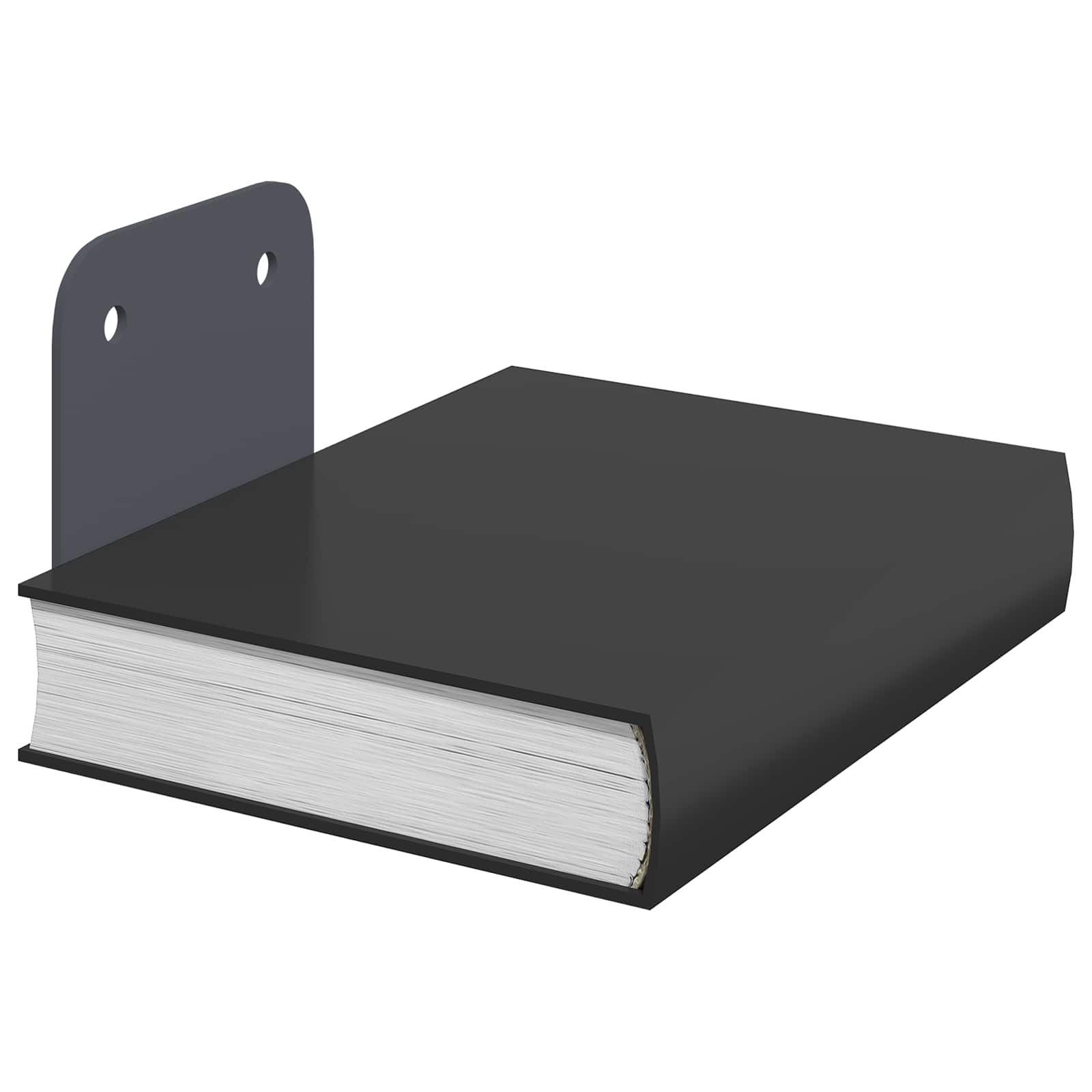 Nähtamatu ujuv riiul 4 tk Antratsiit 6 x 11 x 6,5 cm