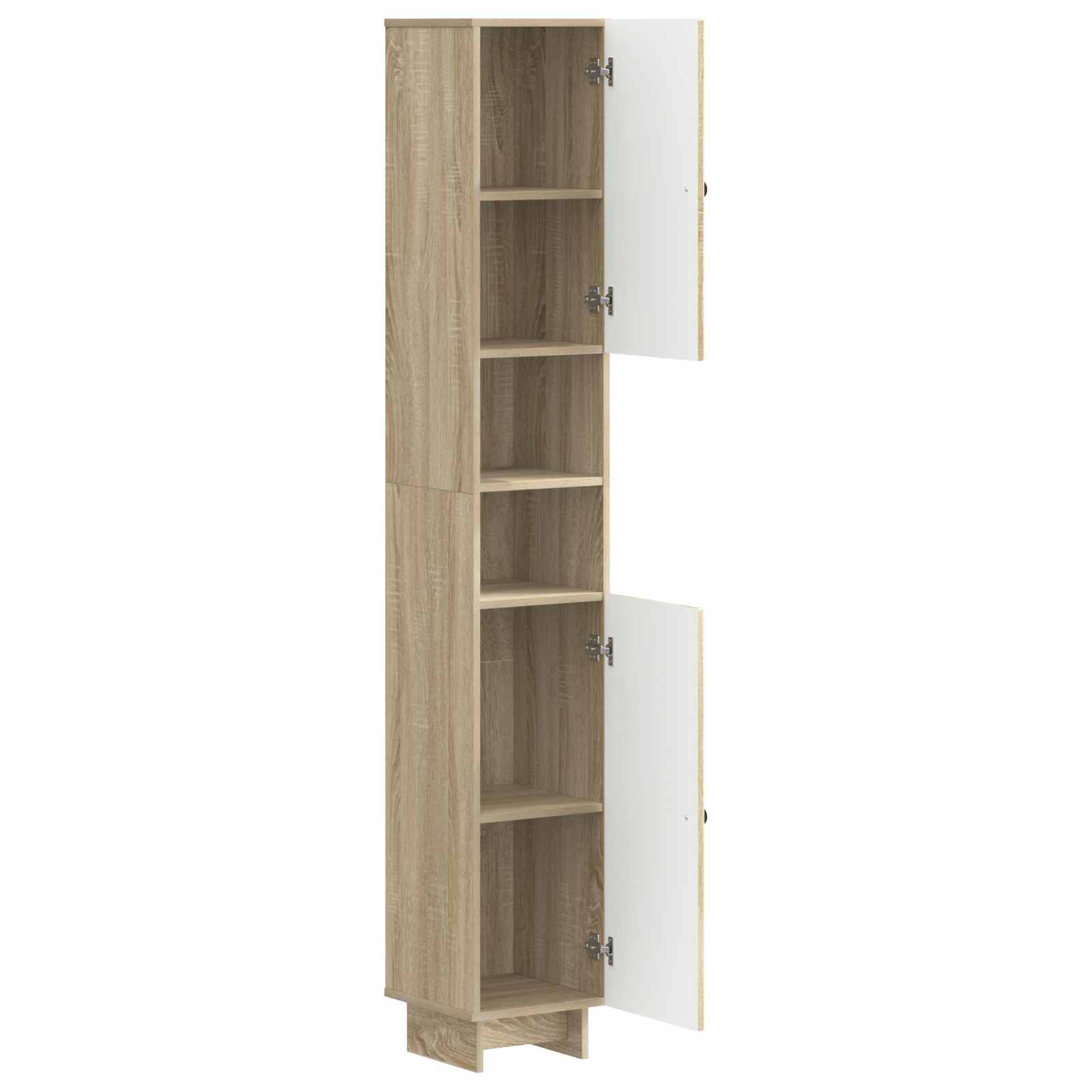 Vannitoa kapp avatud riiuliga EDE Sonoma tamm 30 x 31 x 190 cm