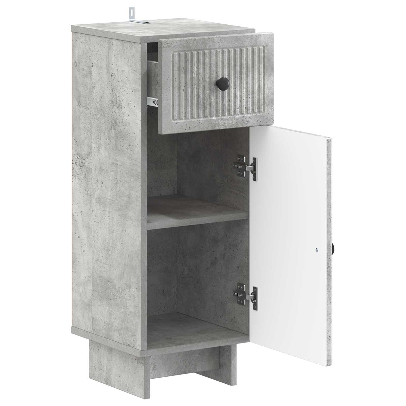 Vannitoa hoiukapp EDE Betoonhall 30 x 31 x 80 cm Tehispuit