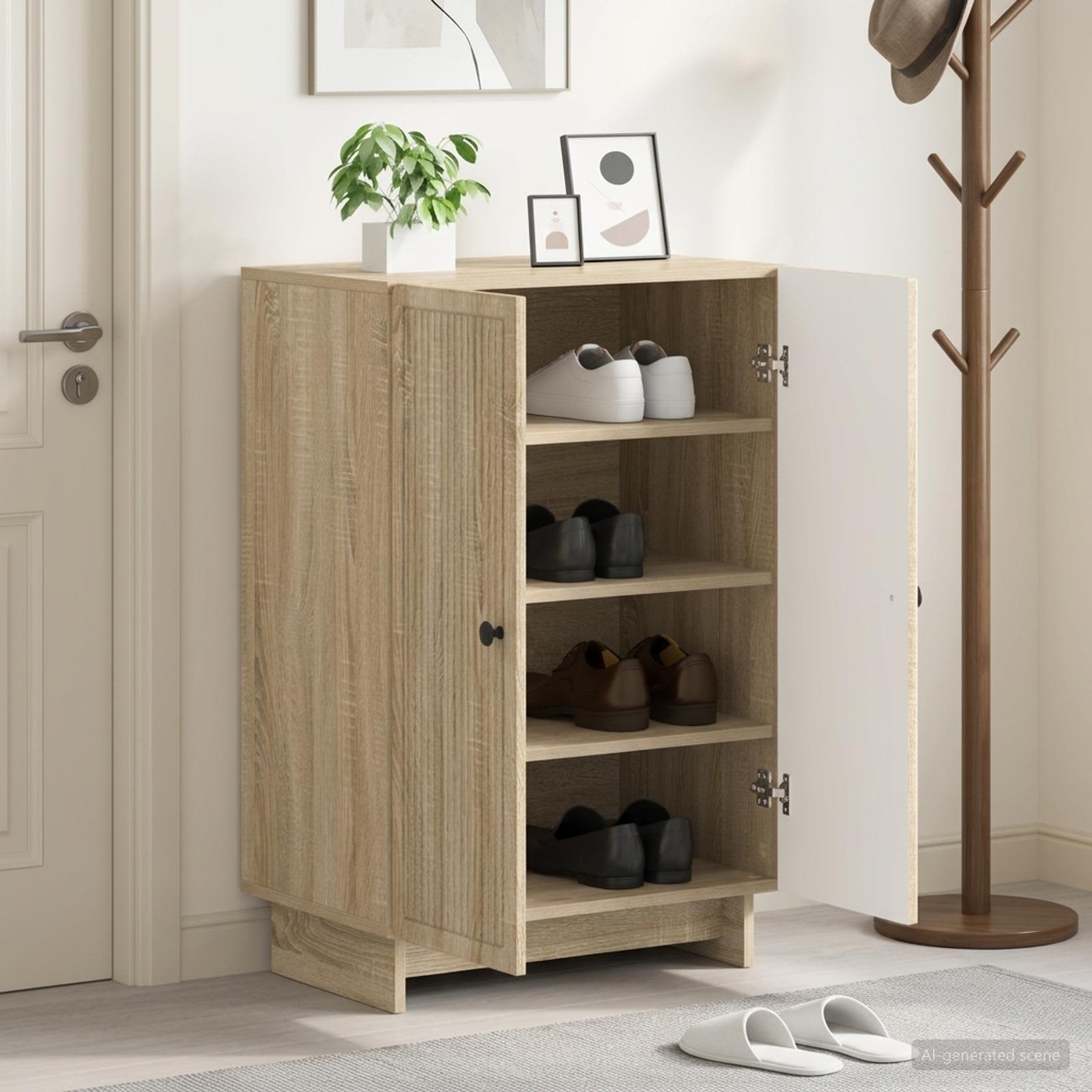 Kinga kapp EDE 59,5 x 39,5 x 90 cm Tehispuit Sonoma tamm