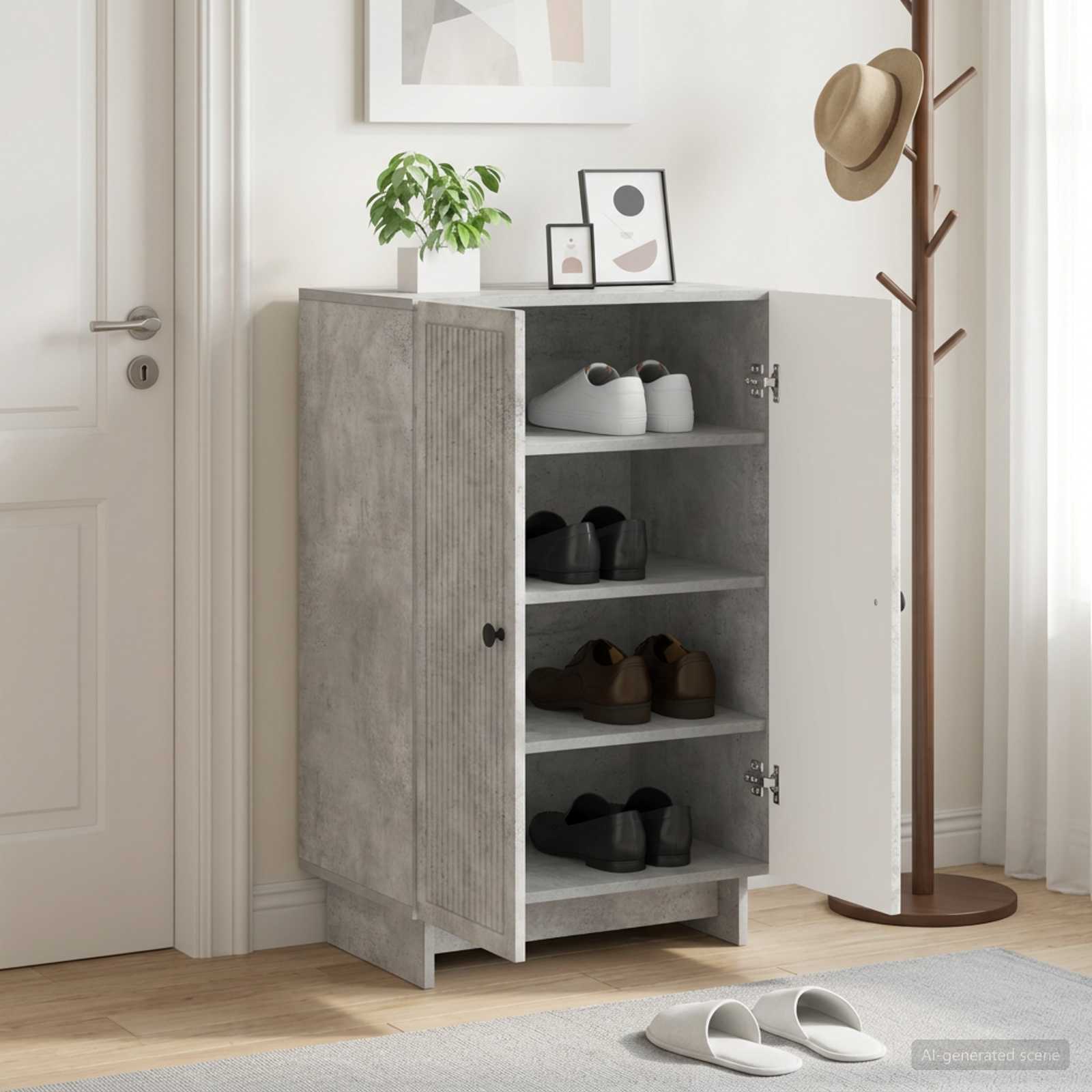 Kinga kapp EDE 59,5 x 39,5 x 90 cm Tehispuit Betoonhall