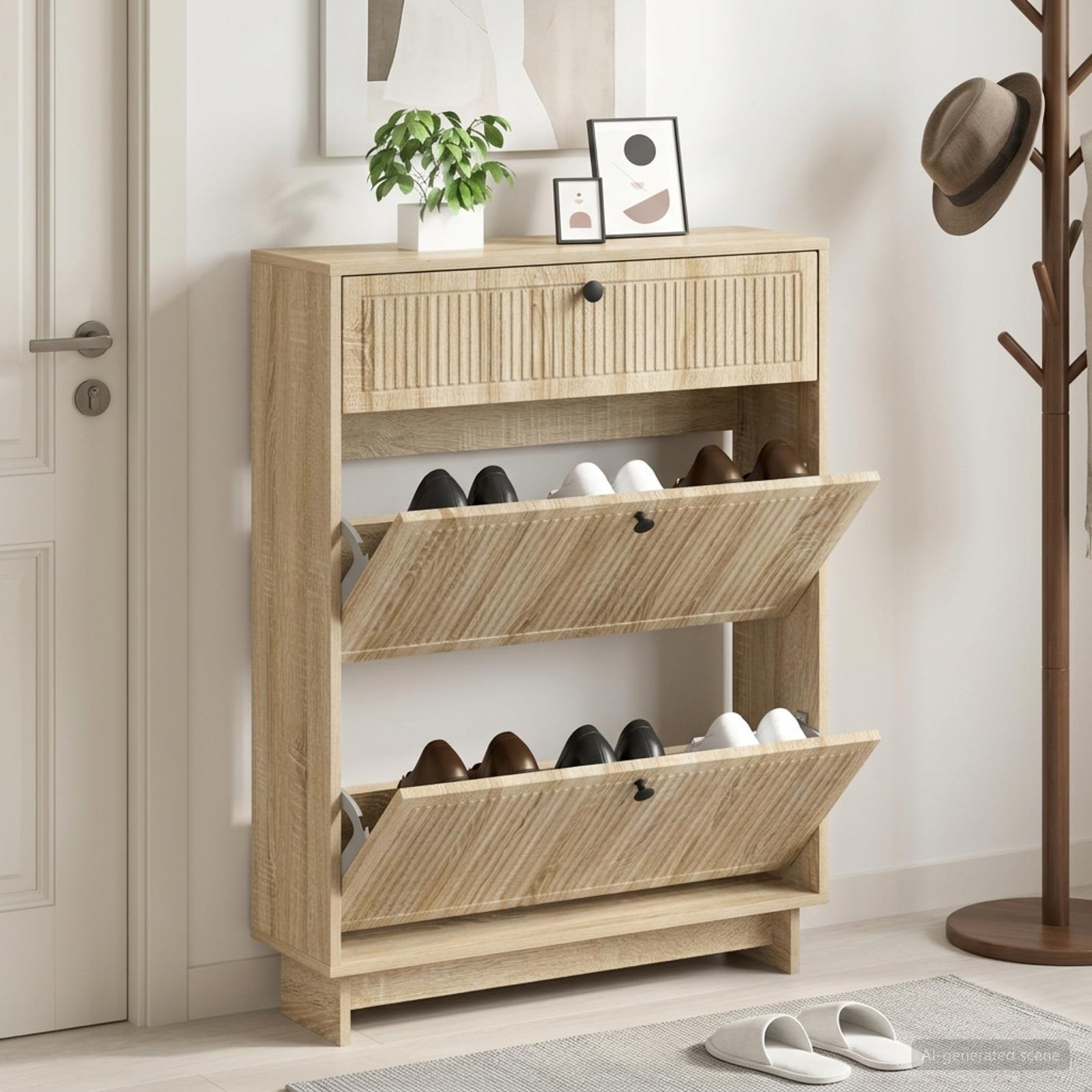 Kinga kapp EDE 78 x 24 x 103 cm Tehispuit Sonoma tamm