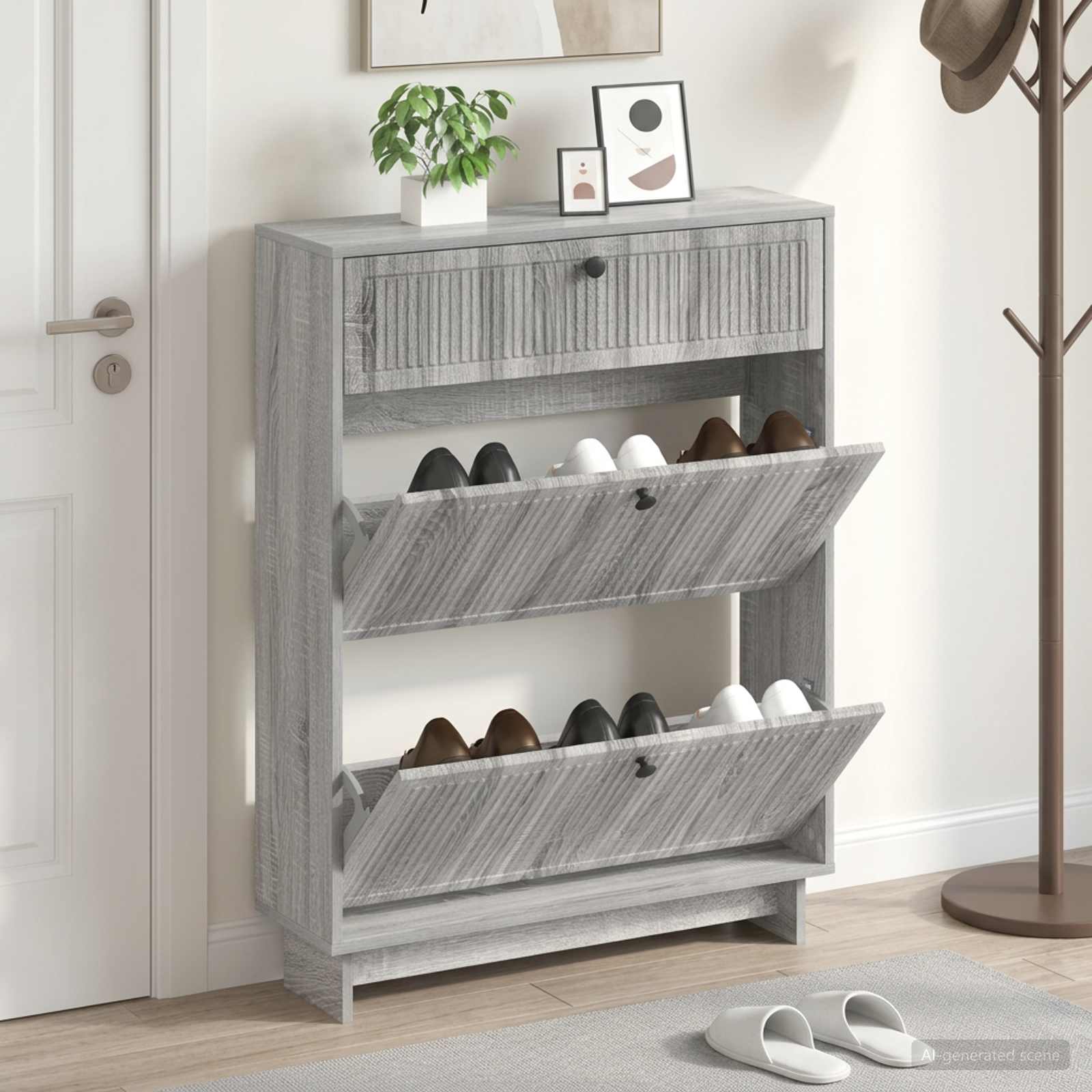 Kinga kapp EDE 78 x 24 x 103 cm Tehispuit Hall Sonoma