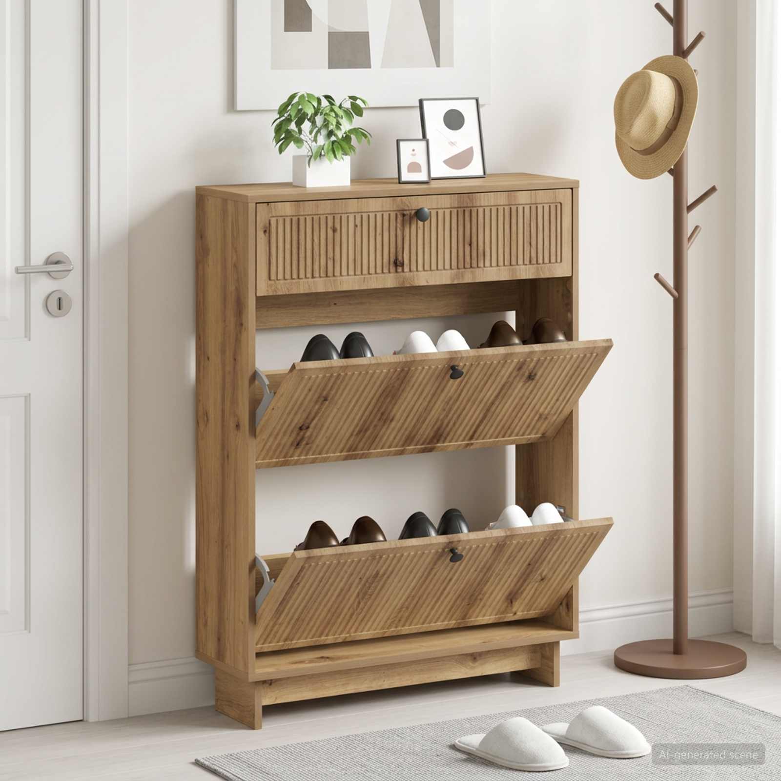 Kinga kapp EDE 78 x 24 x 103 cm Tehispuit Artisan tamm