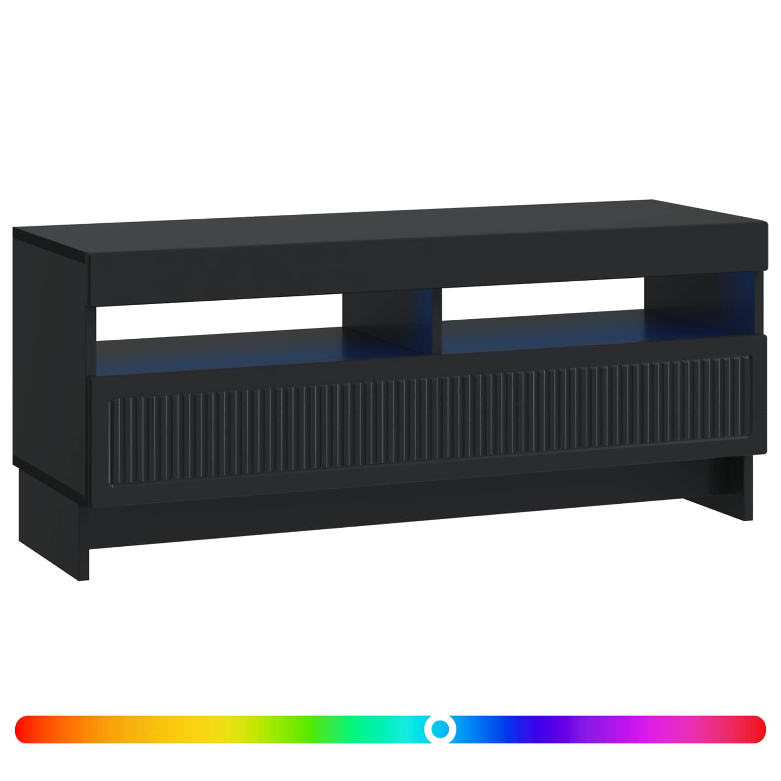 LED TV kapp EDE 100 x 35 x 43 cm Must Tehispuit