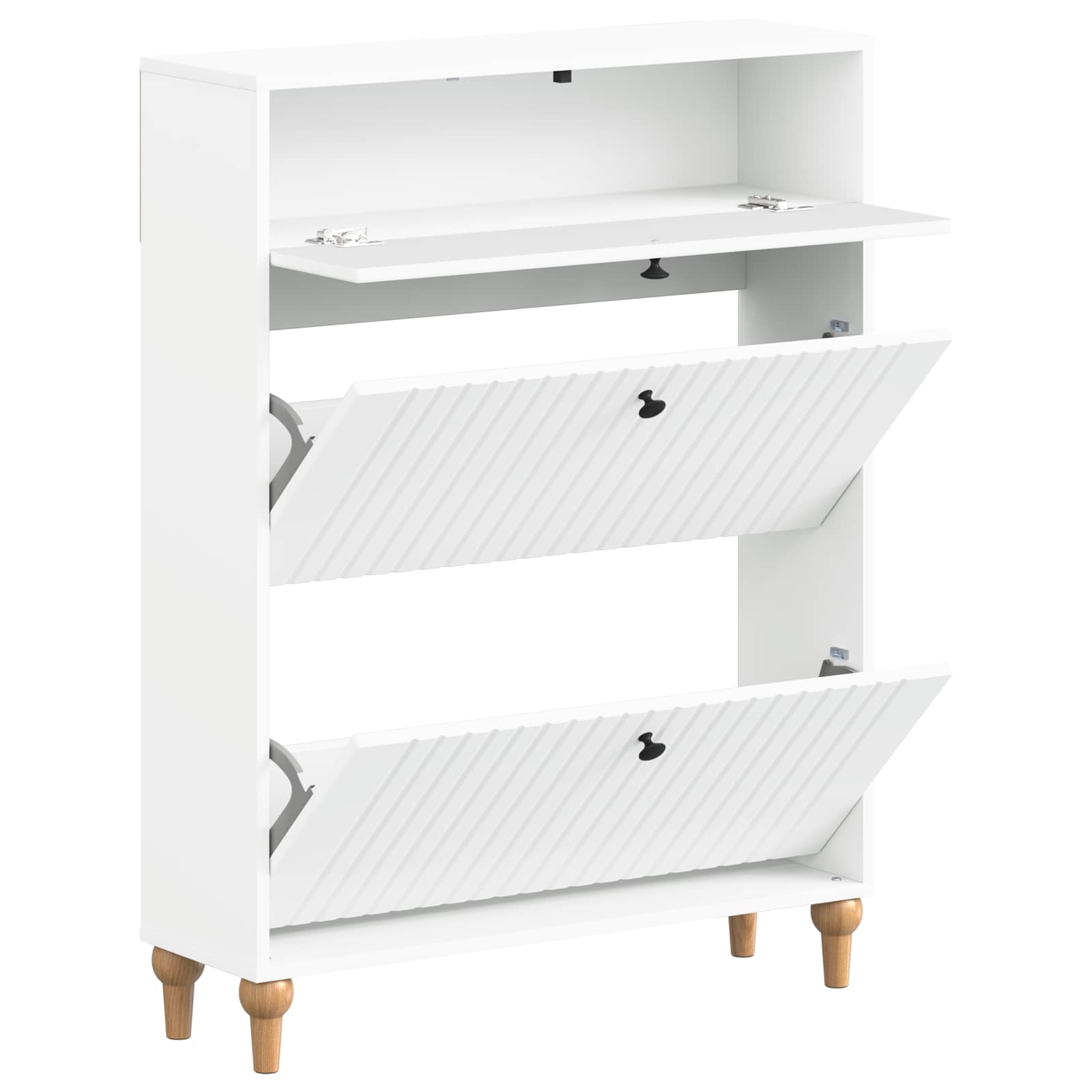 Kinga kapp ALKMAAR 78 x 24 x 103 cm Tehispuit Valge