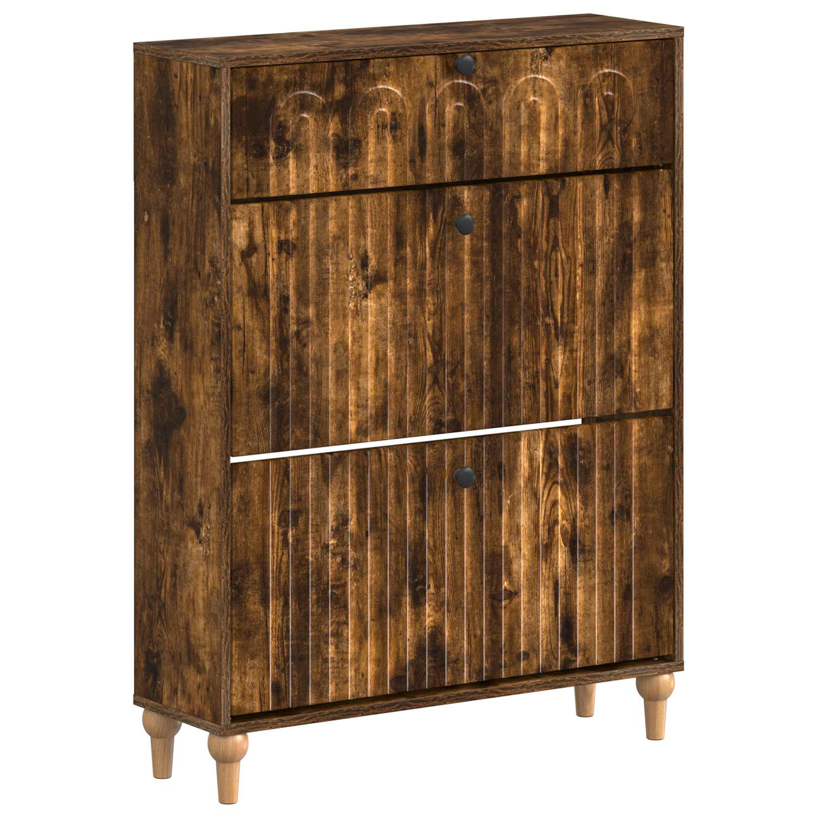 Kinga kapp ALKMAAR 78 x 24 x 103 cm Tehispuit Suitsutatud tamm
