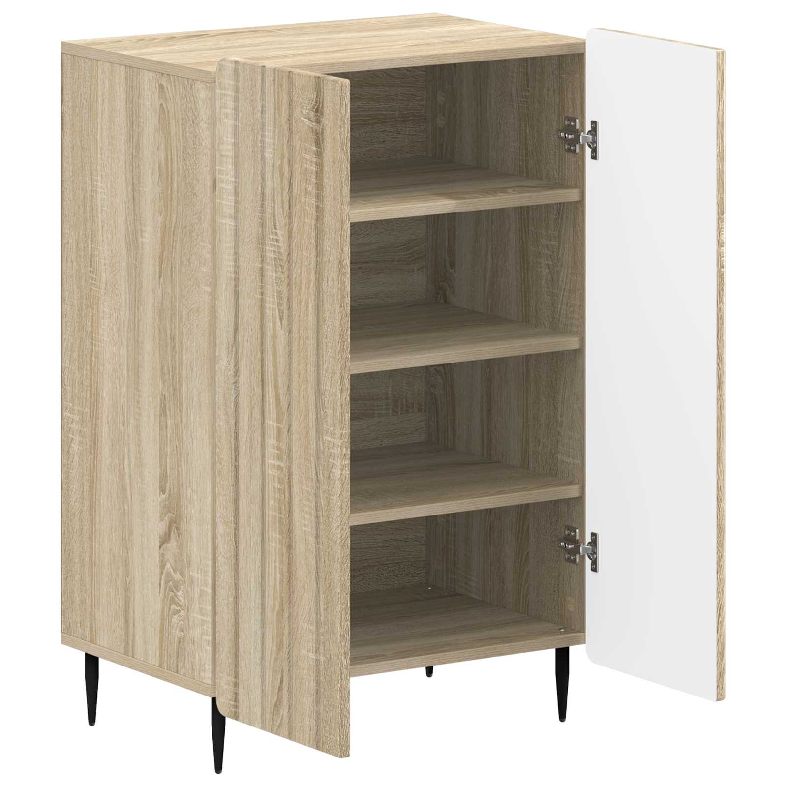 Kinga kapp ZWOLLE 59,5 x 39,5 x 91,5 cm Tehispuit Sonoma tamm