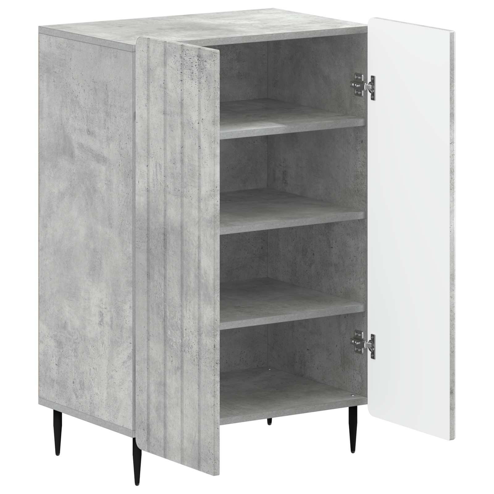 Kinga kapp ZWOLLE 59,5 x 39,5 x 91,5 cm Tehispuit Betoonhall