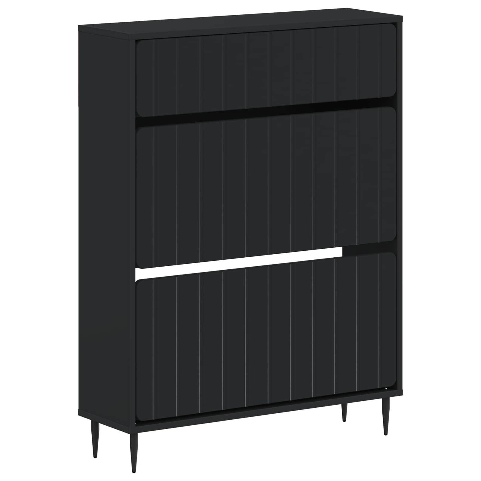 Kinga kapp ZWOLLE 78 x 24 x 103 cm Tehispuit Must