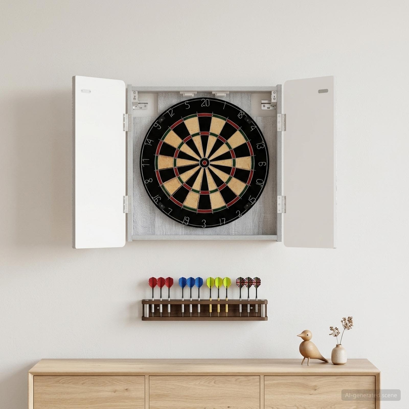 Dartboardi kapp ZWOLLE Hall Sonoma 52,5 x 10,5 x 57,5 cm